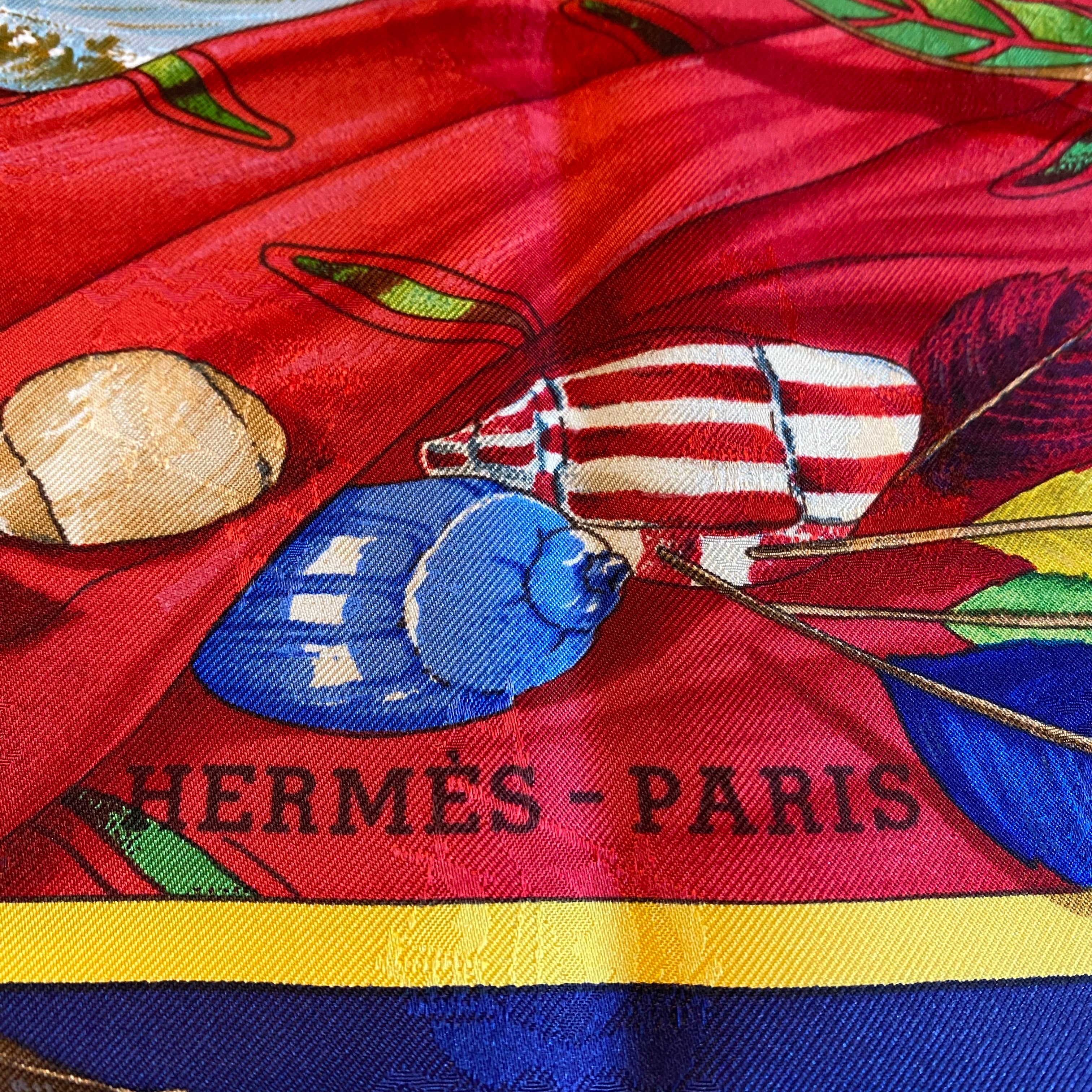 Hermès Christophe Colomb Découvre l’Amérique Silk Scarf