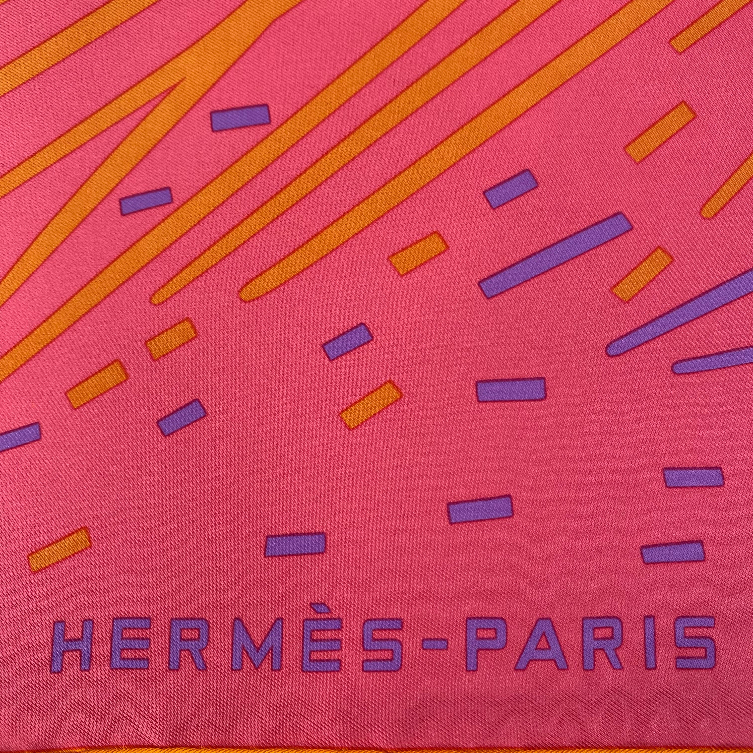 Brand New Boxed Hermès Pluie D’Etincelles Silk Scarf Quite Rare