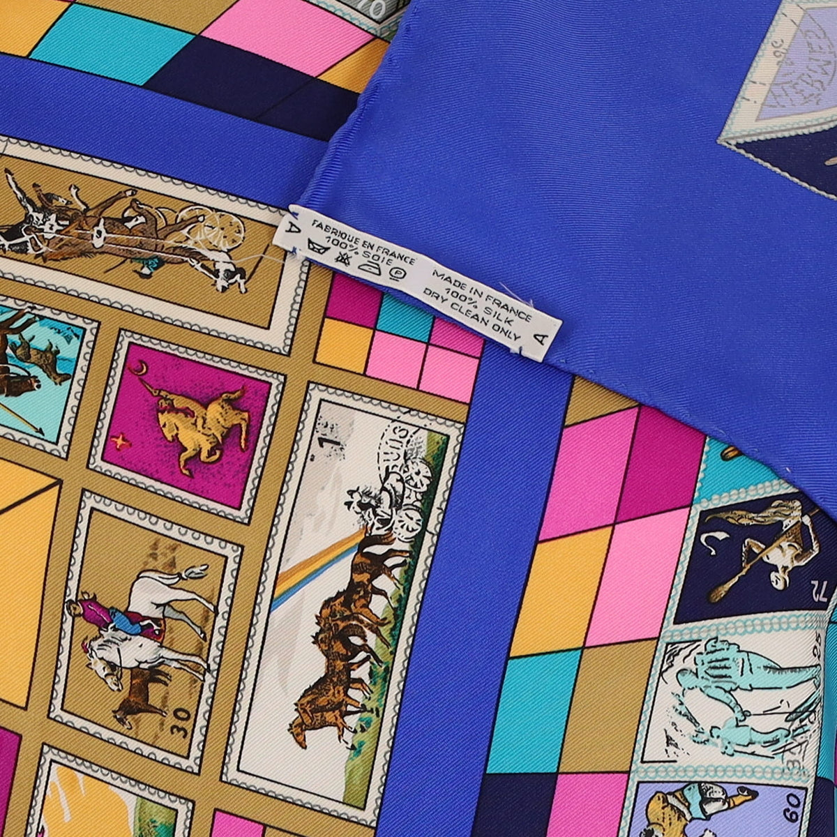 Hermès Correspondance Silk Scarf