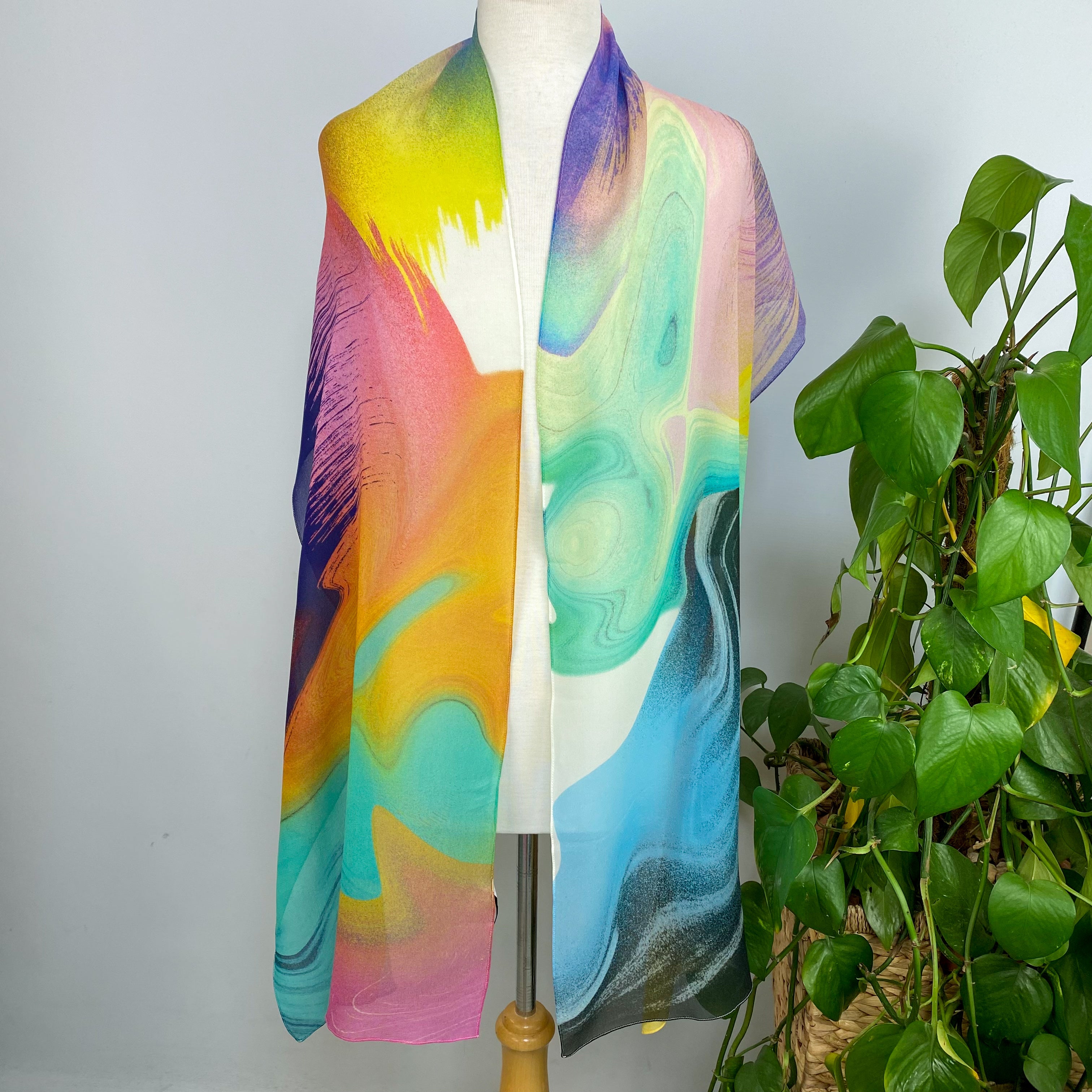 Josh Goot Crêpe Silk Scarf