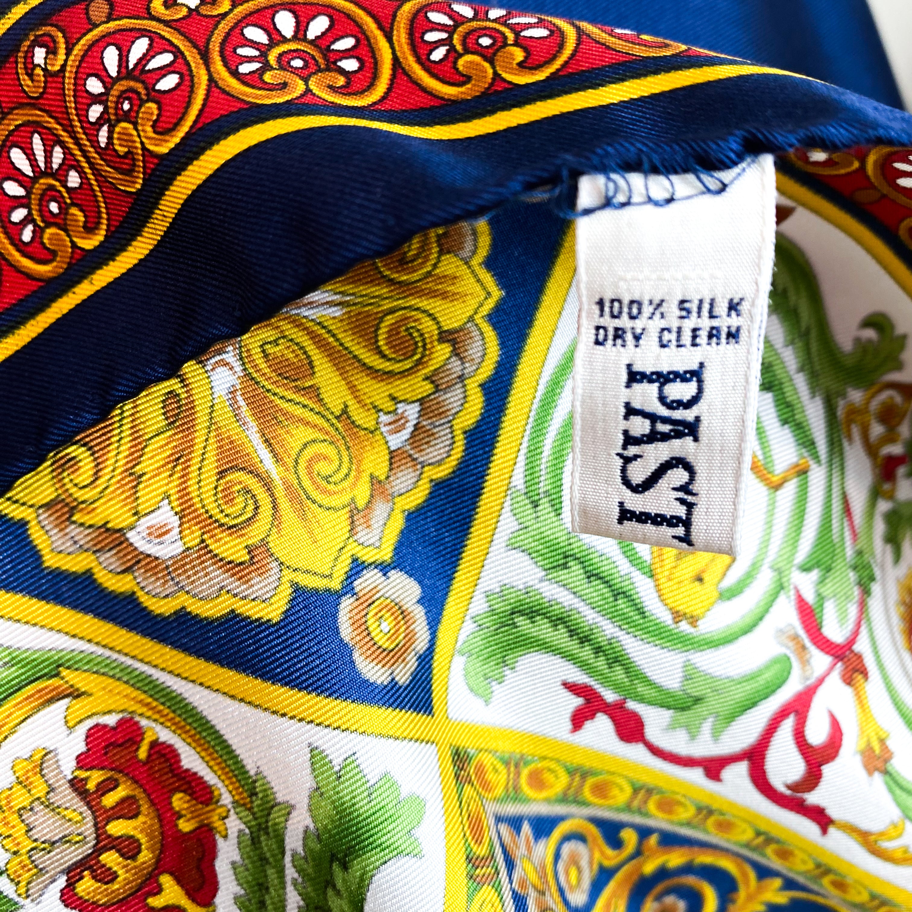 Stunning Past Times Vintage Silk Scarf