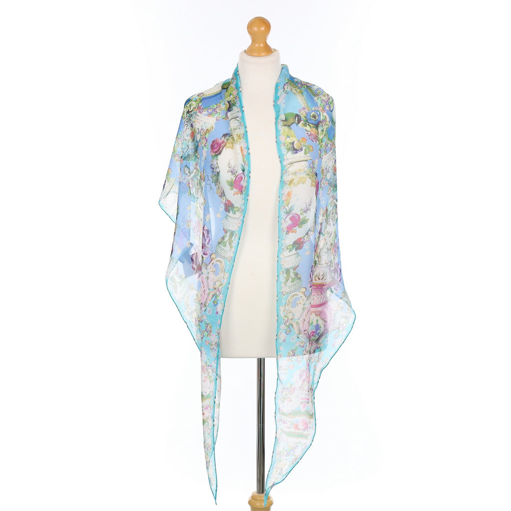 Brand New Jane Carr Silk Scarf
