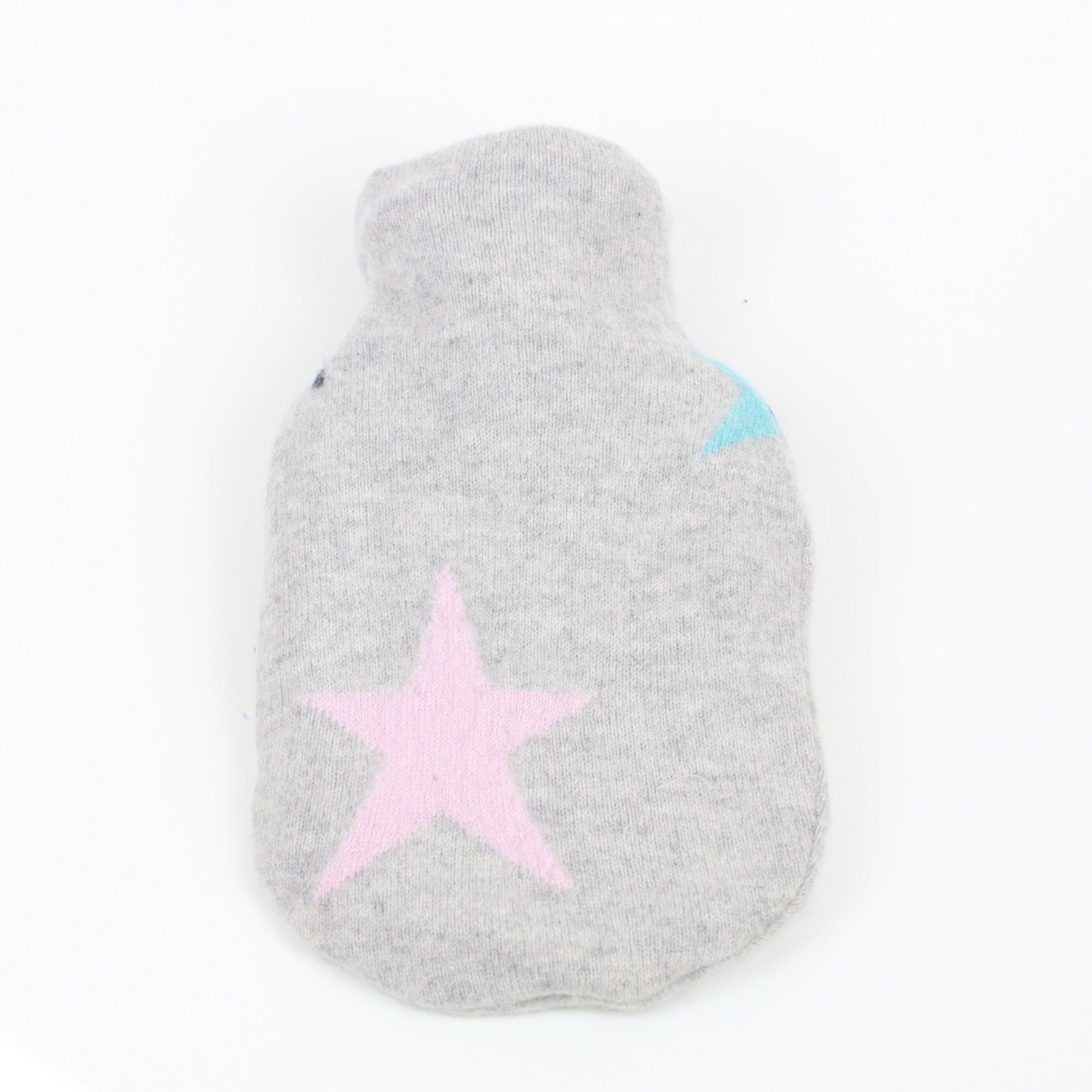 Smoke Grey Star Small Cashmere Hot Water Bottle