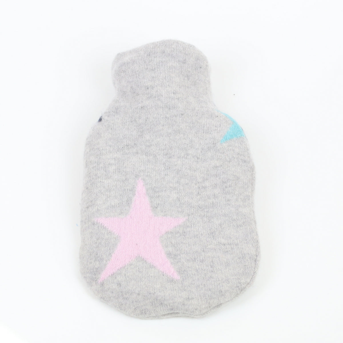 Smoke Grey Star Small Cashmere Hot Water Bottle