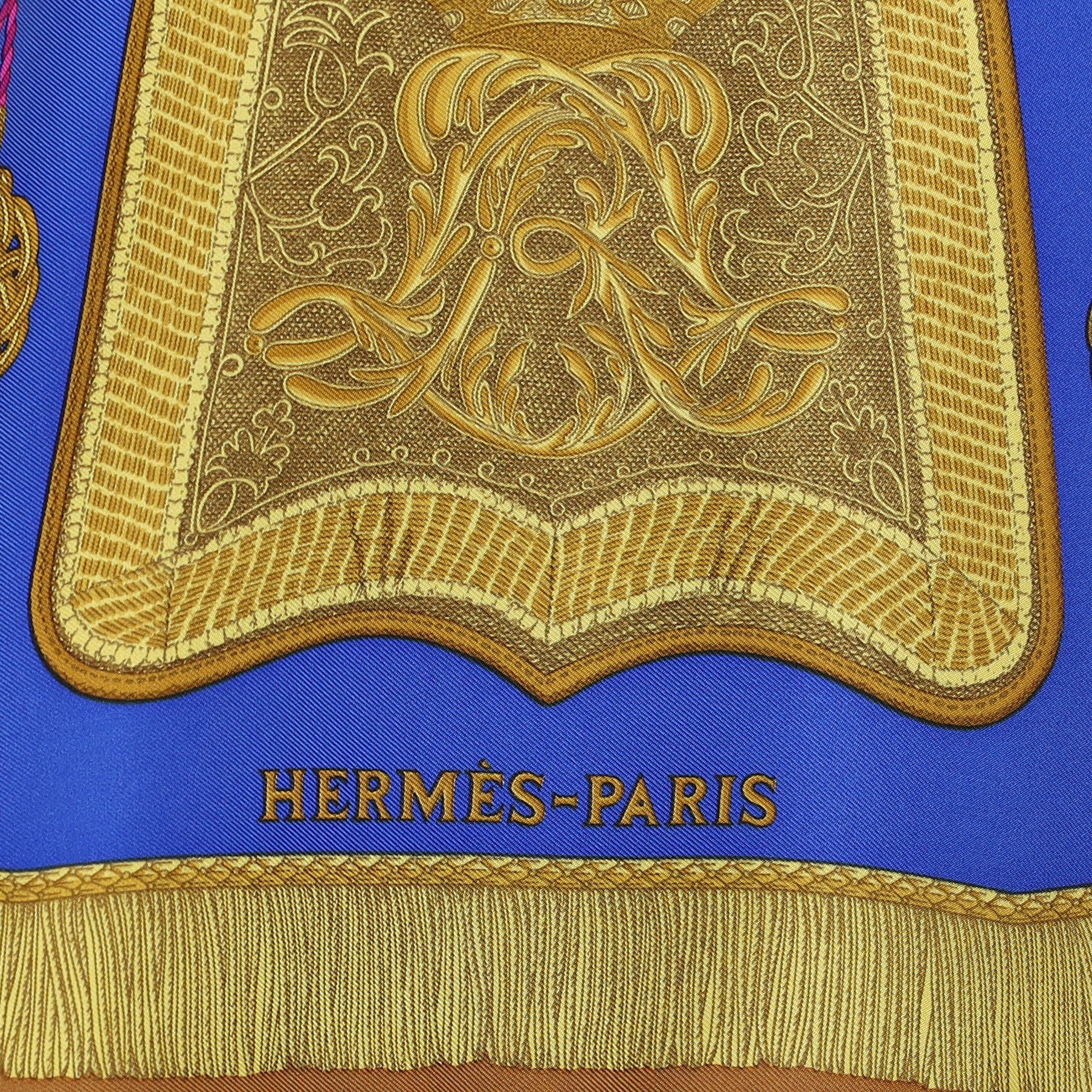 Hermès Poste et Cavalerie Silk Scarf