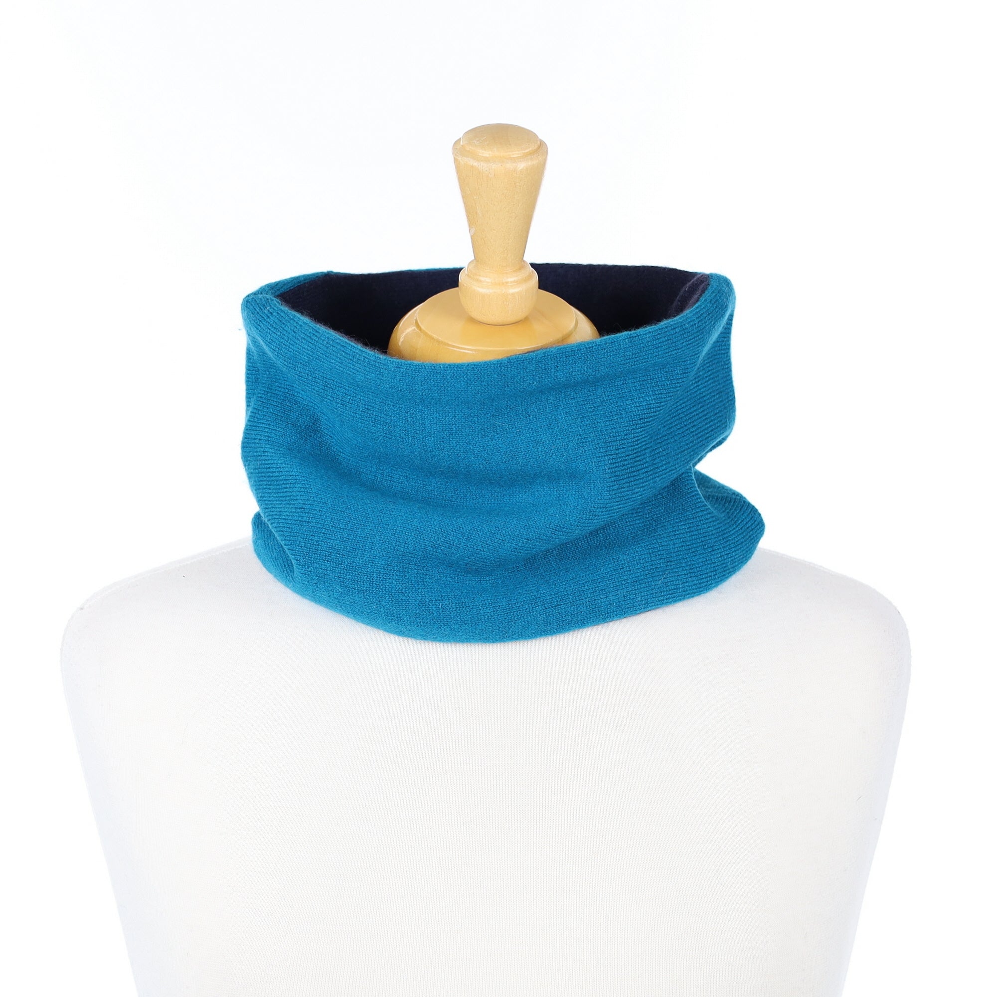 Men’s Deep Turquoise and Navy Neck Warmer