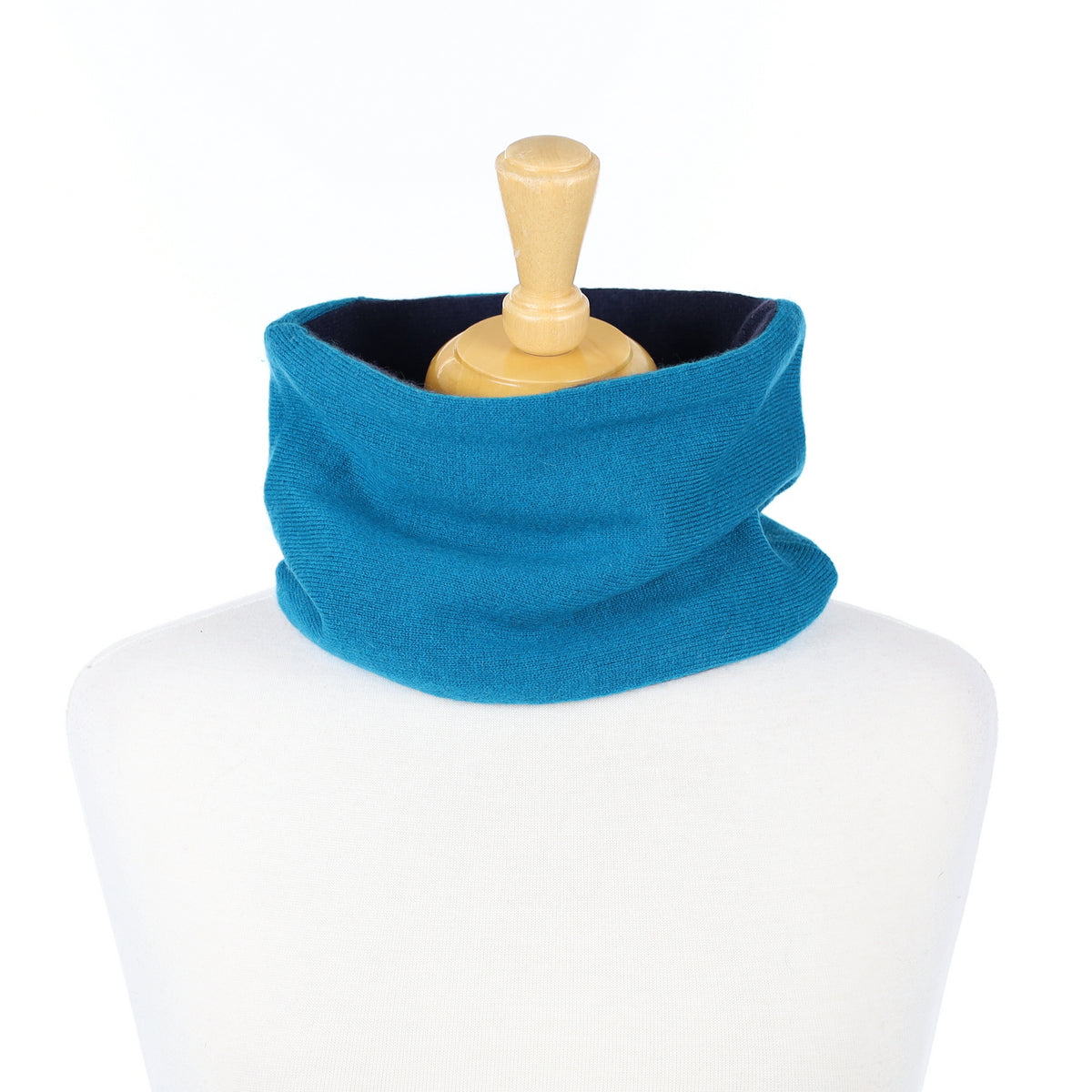 Men’s Deep Turquoise and Navy Neck Warmer