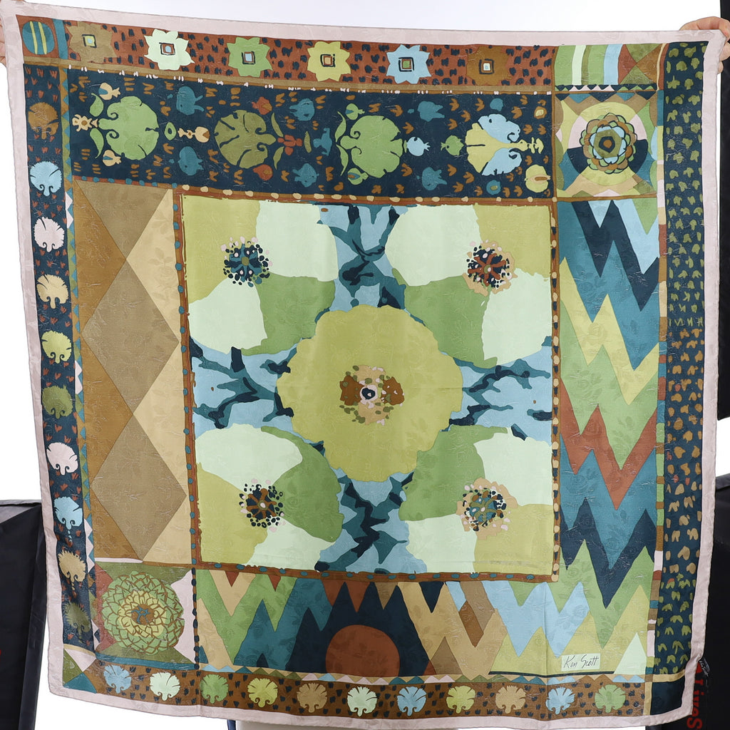 Brand New Ken Scott Silk Scarf
