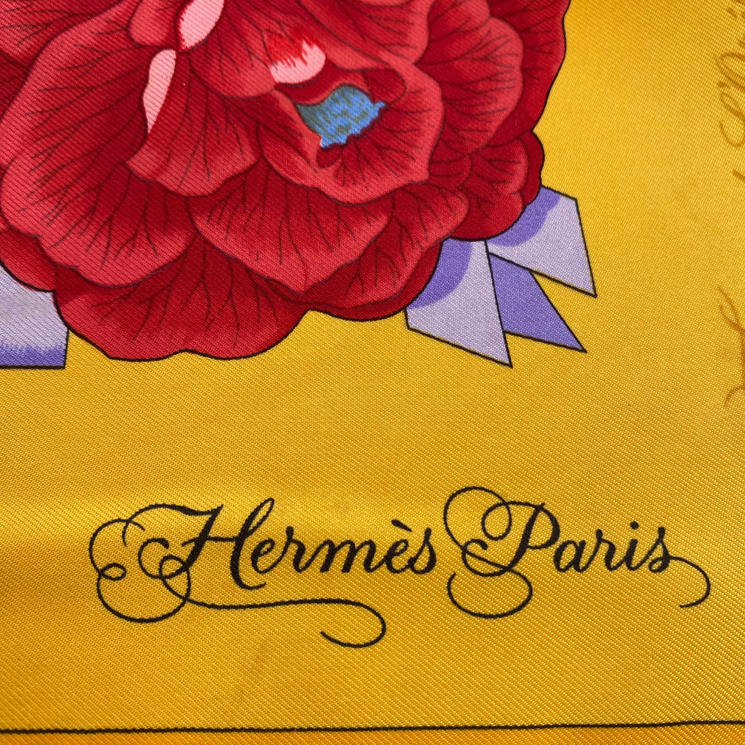 Hermès Fleurs de L’Opéra Silk Scarf
