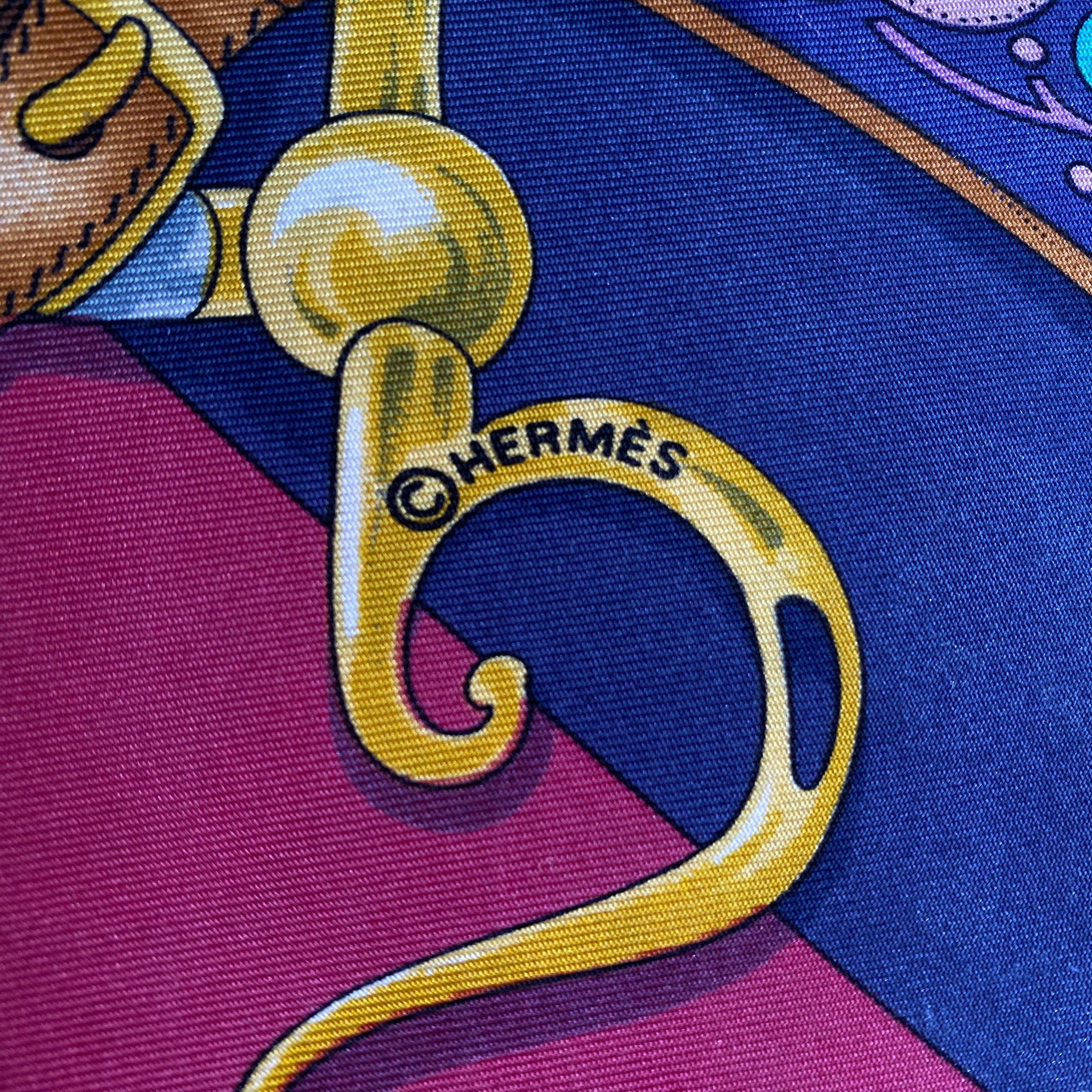 Hermès Festival Silk Scarf