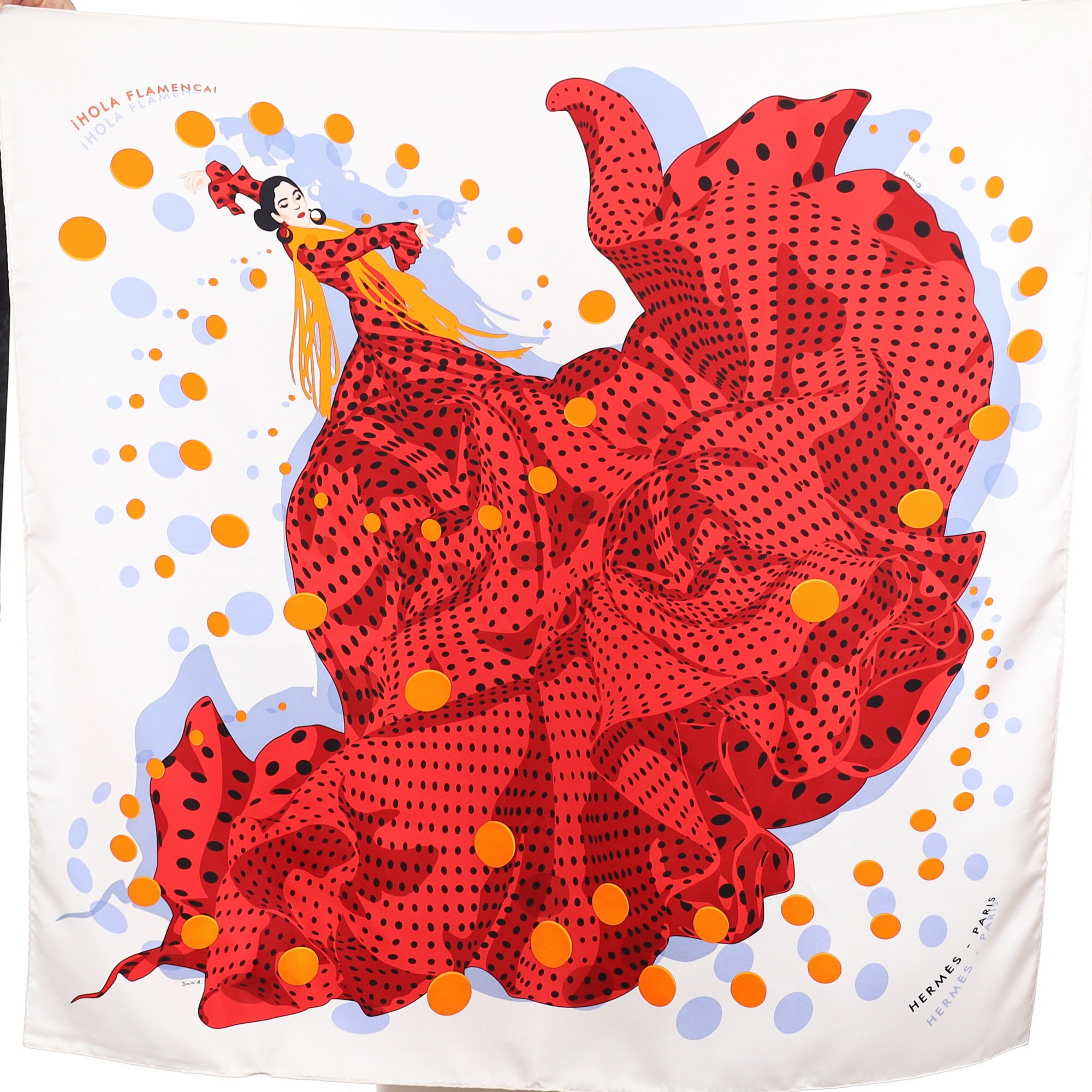 Brand New Boxed Hermès Hola Flamenca ! Silk Scarf Quite Rare