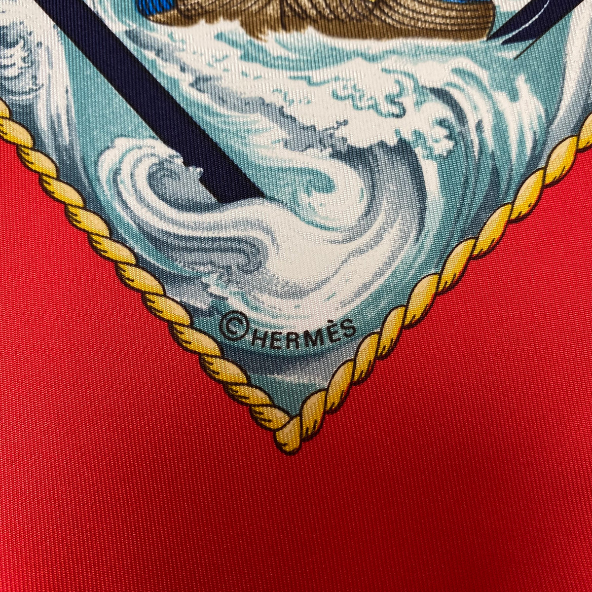 Brand New Boxed Hermès Vive le Vent Silk Scarf Quite Rare
