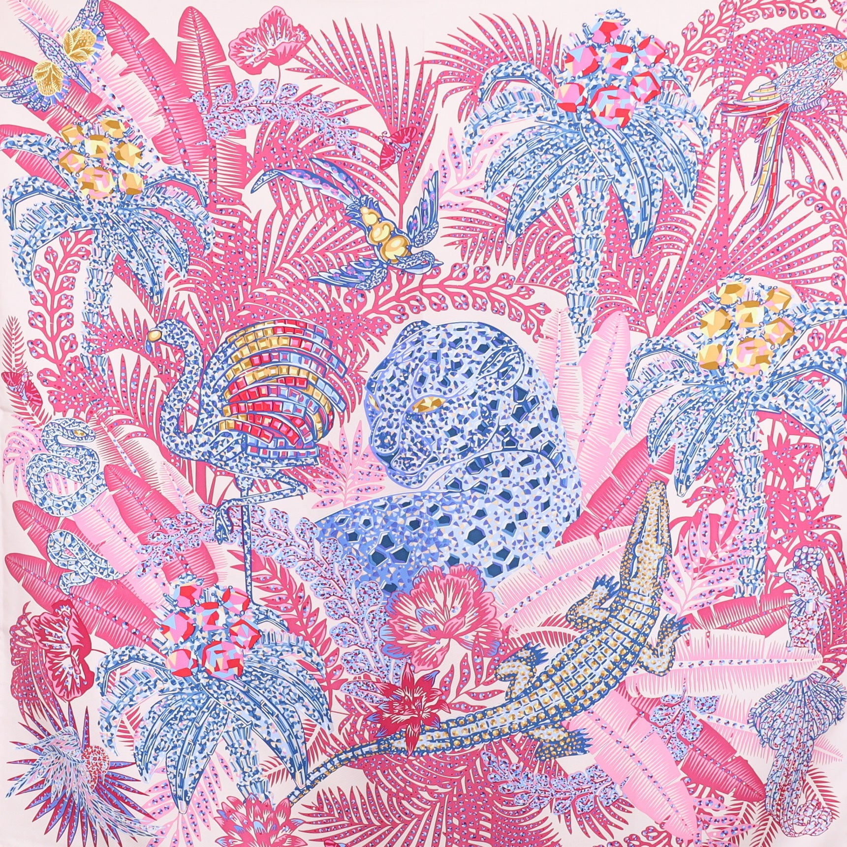 Brand New Cartier Designer Silk Scarf