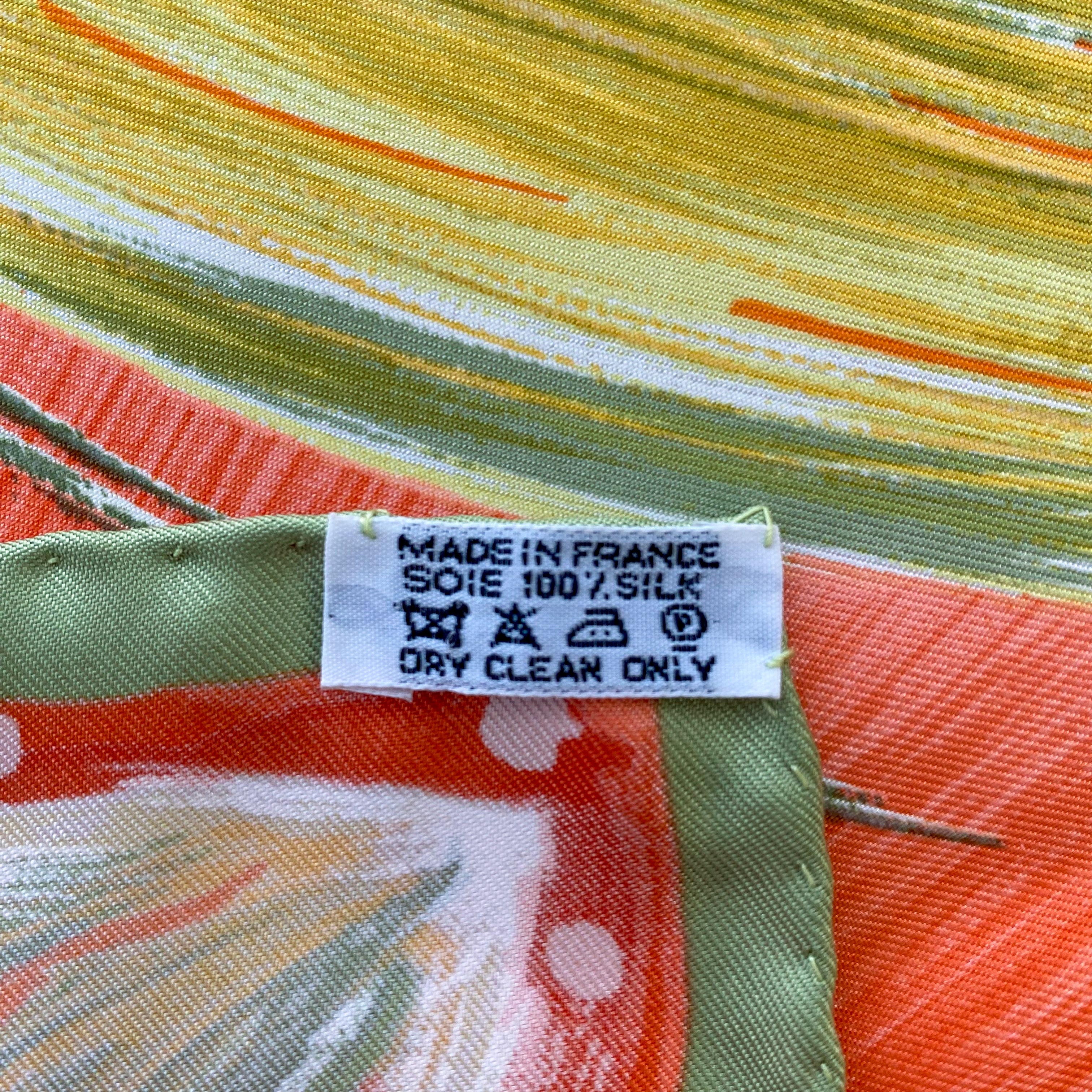 Brand New Hermès Boxed Feux Du Ciel Silk Scarf