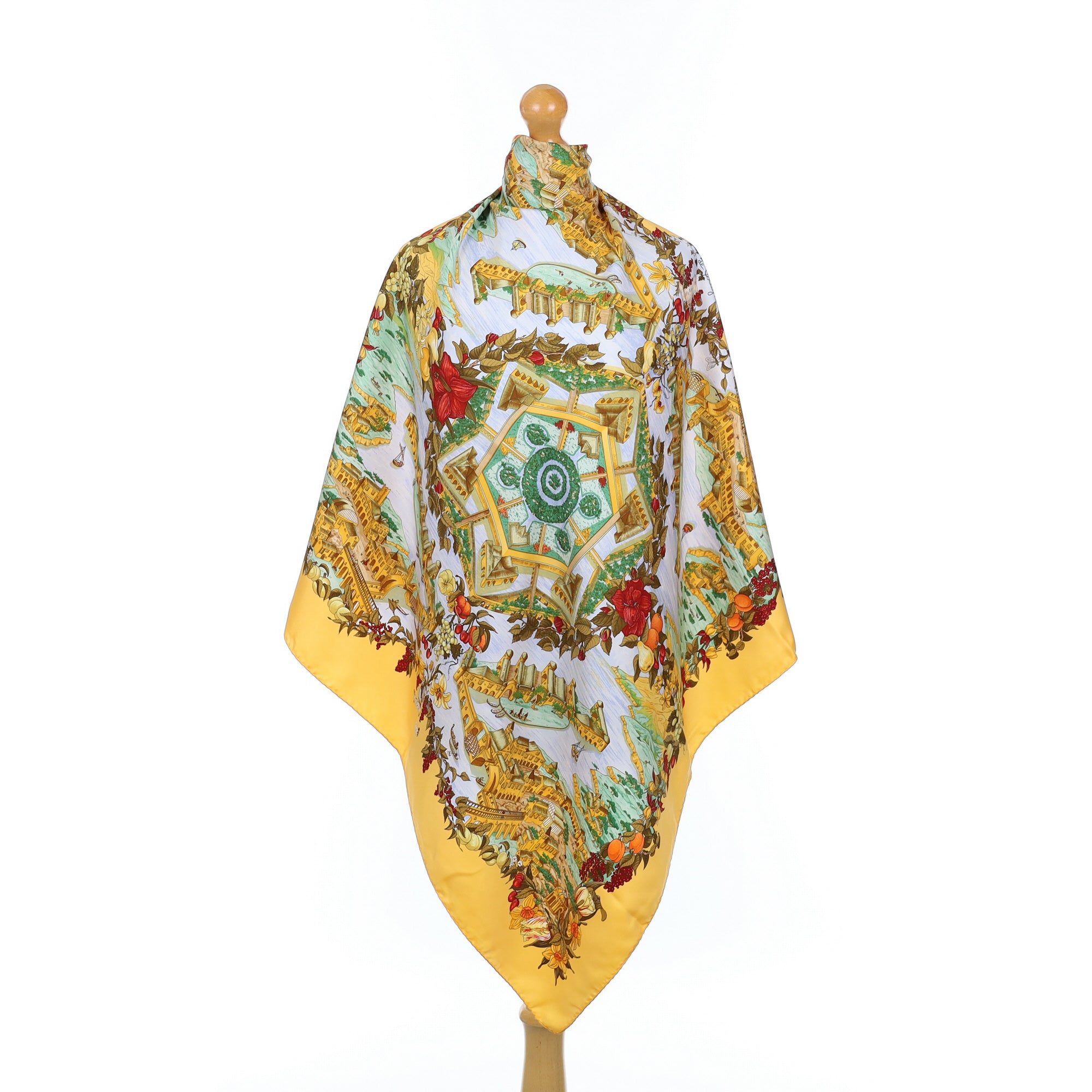 Hermès Au Pays de Cocagne Silk Scarf