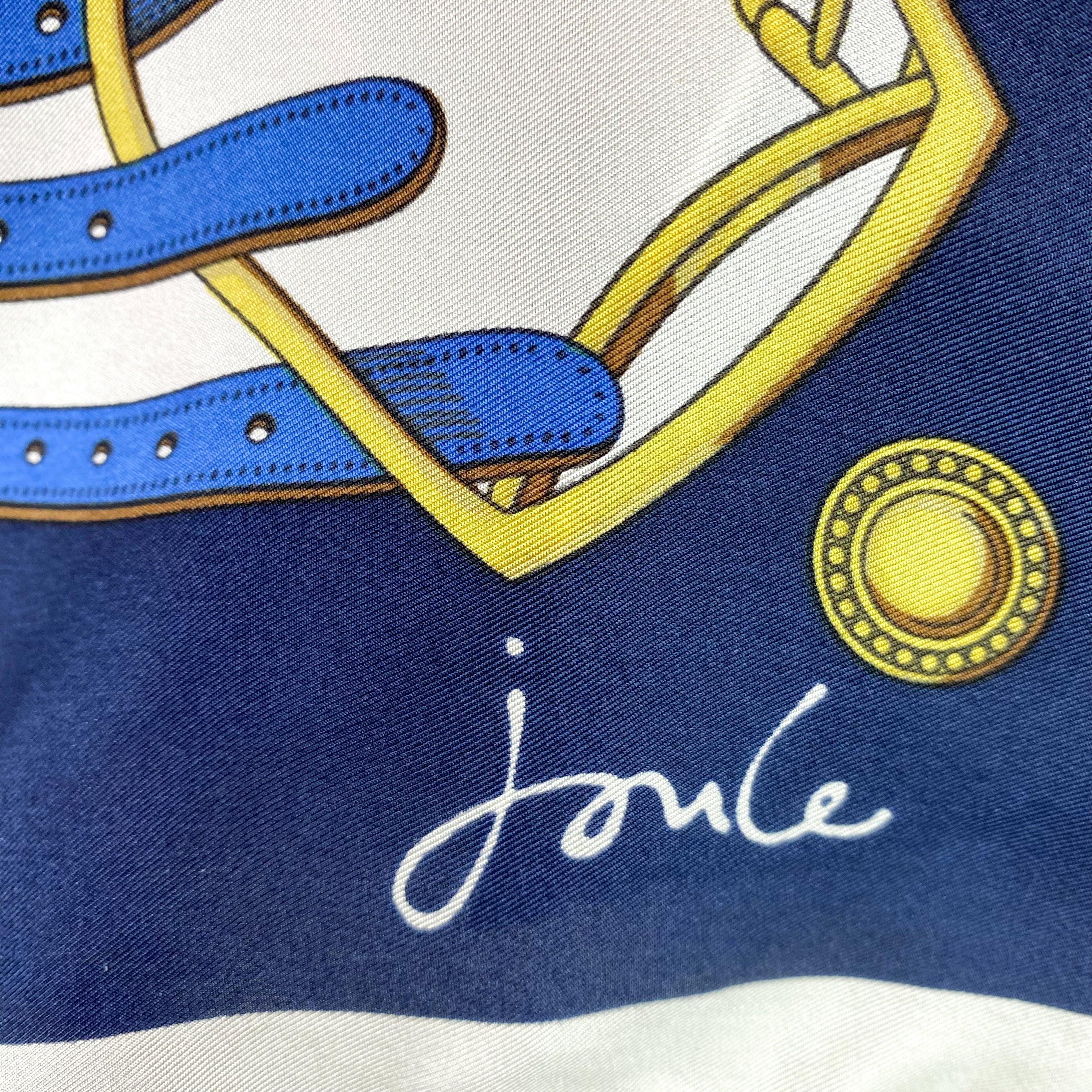 Joules Nautical Silk Scarf
