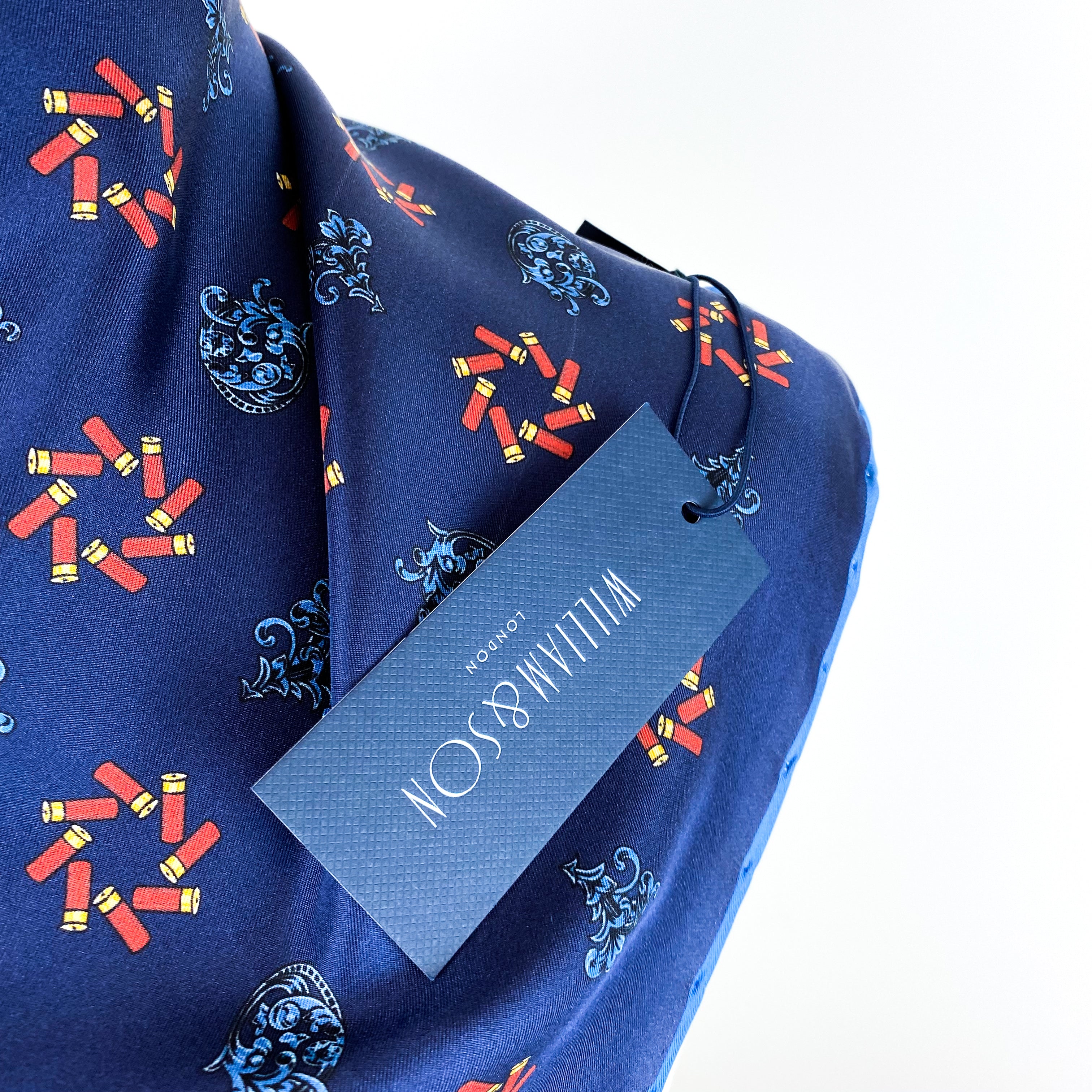 Brand New William & Son Cartridge Silk Hankerchief