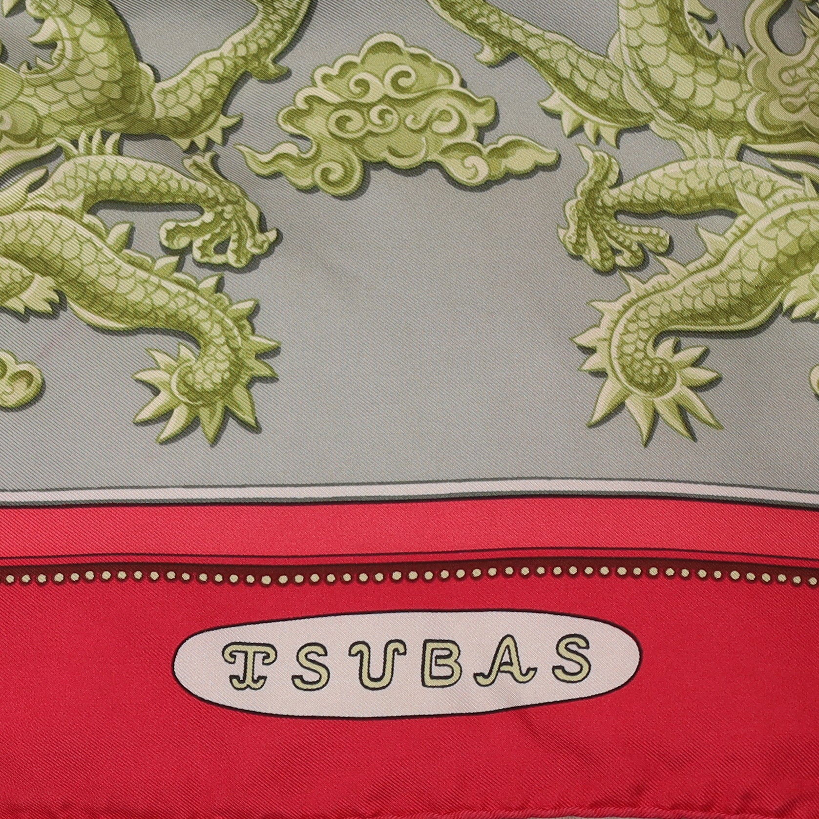 Hermès Tsubas Vintage Silk Scarf