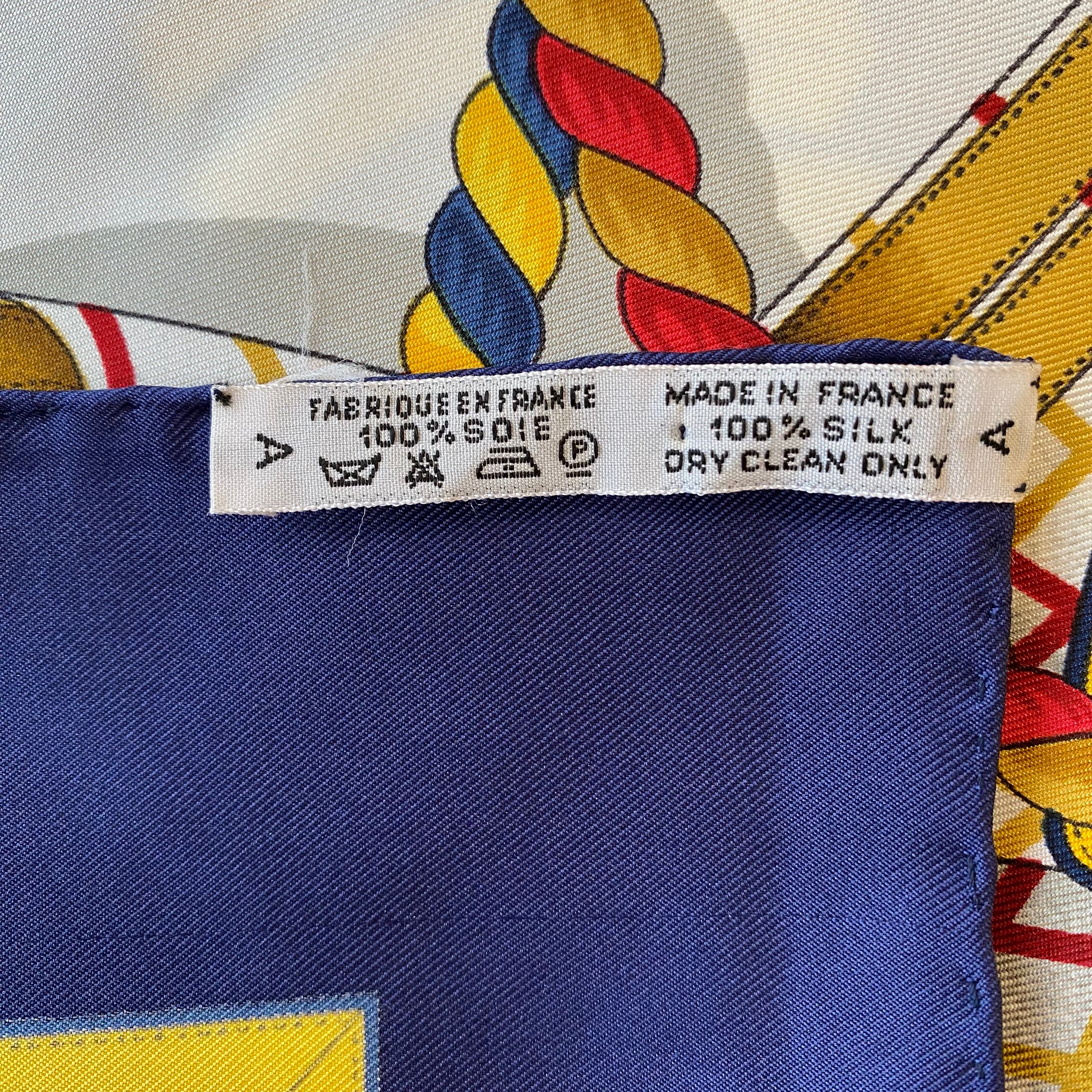 Brand New Boxed Hermès Grande Tenue Silk Scarf