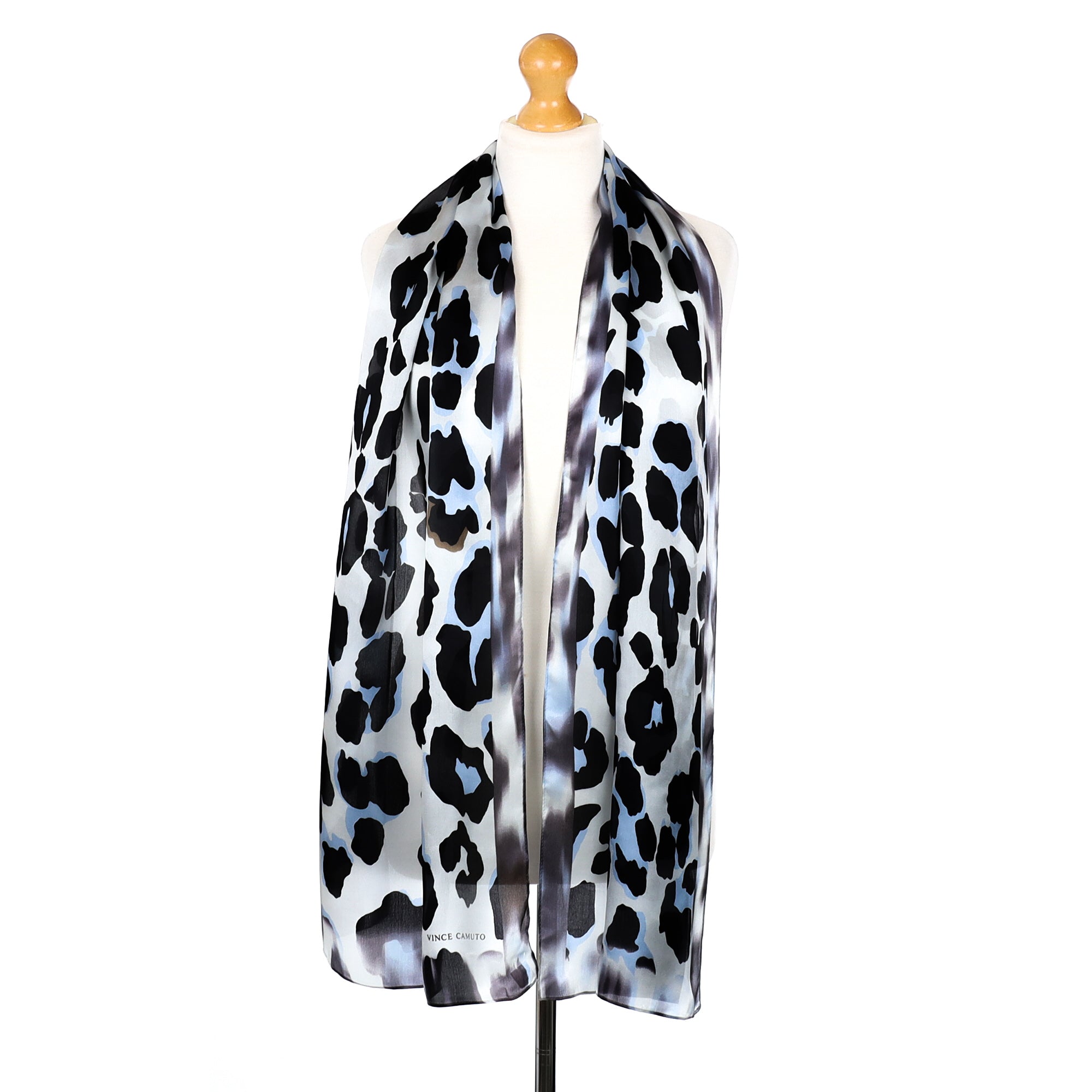 Vince Camuto Animal Print Silk Scarf