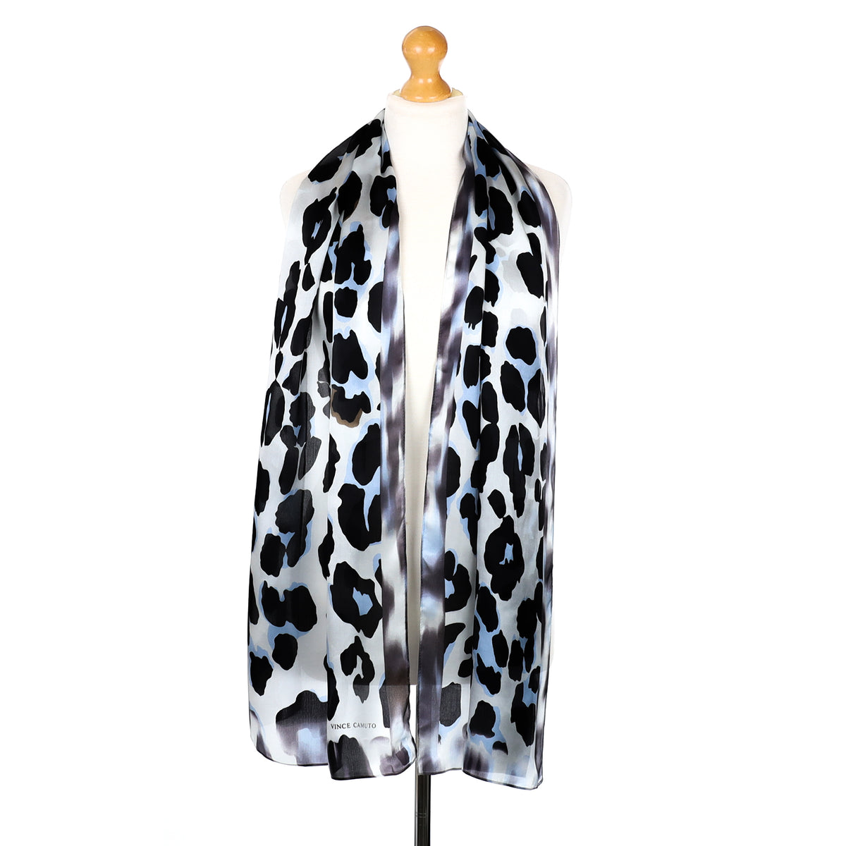 Vince Camuto Animal Print Silk Scarf