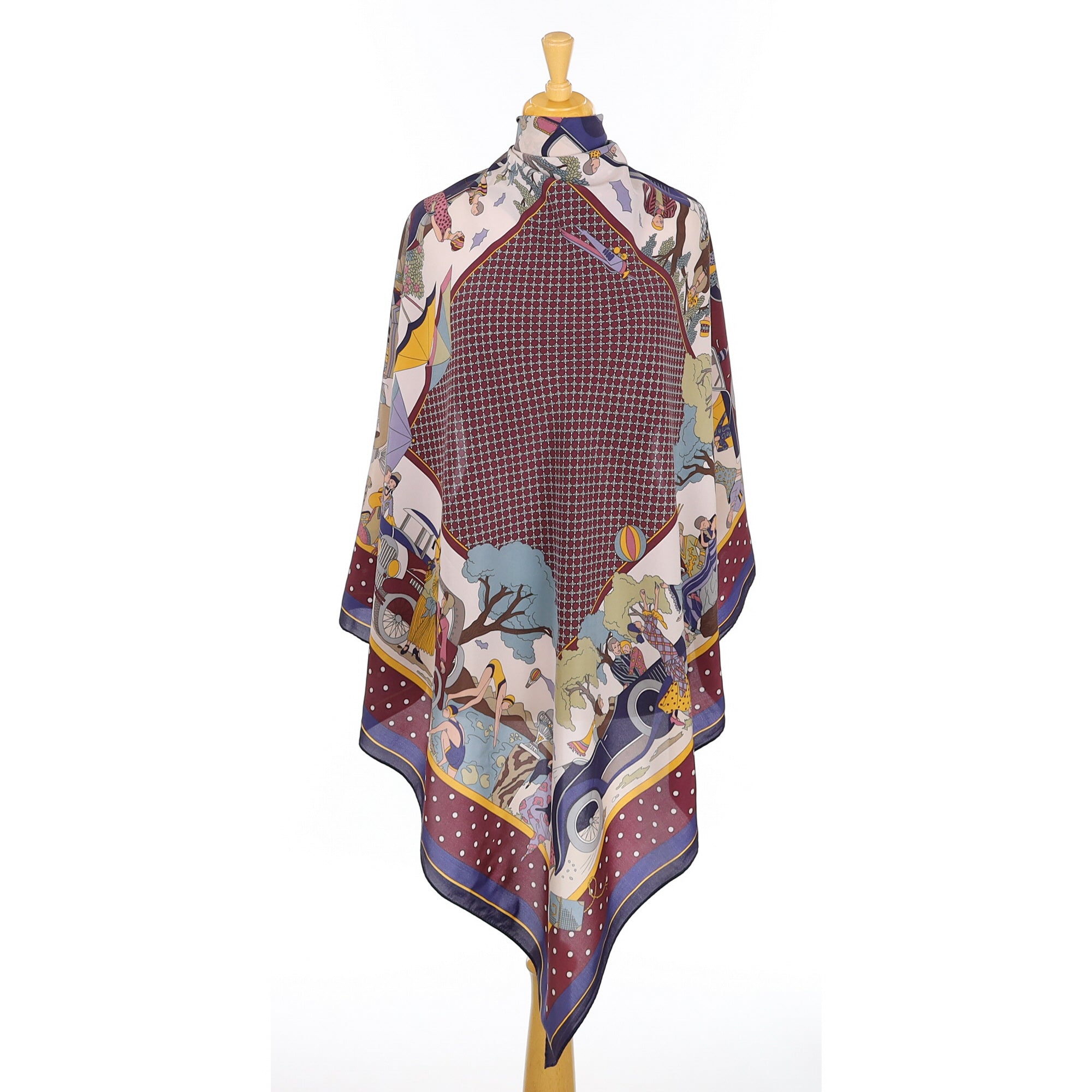 1920’s Theme Vintage Silk Scarf