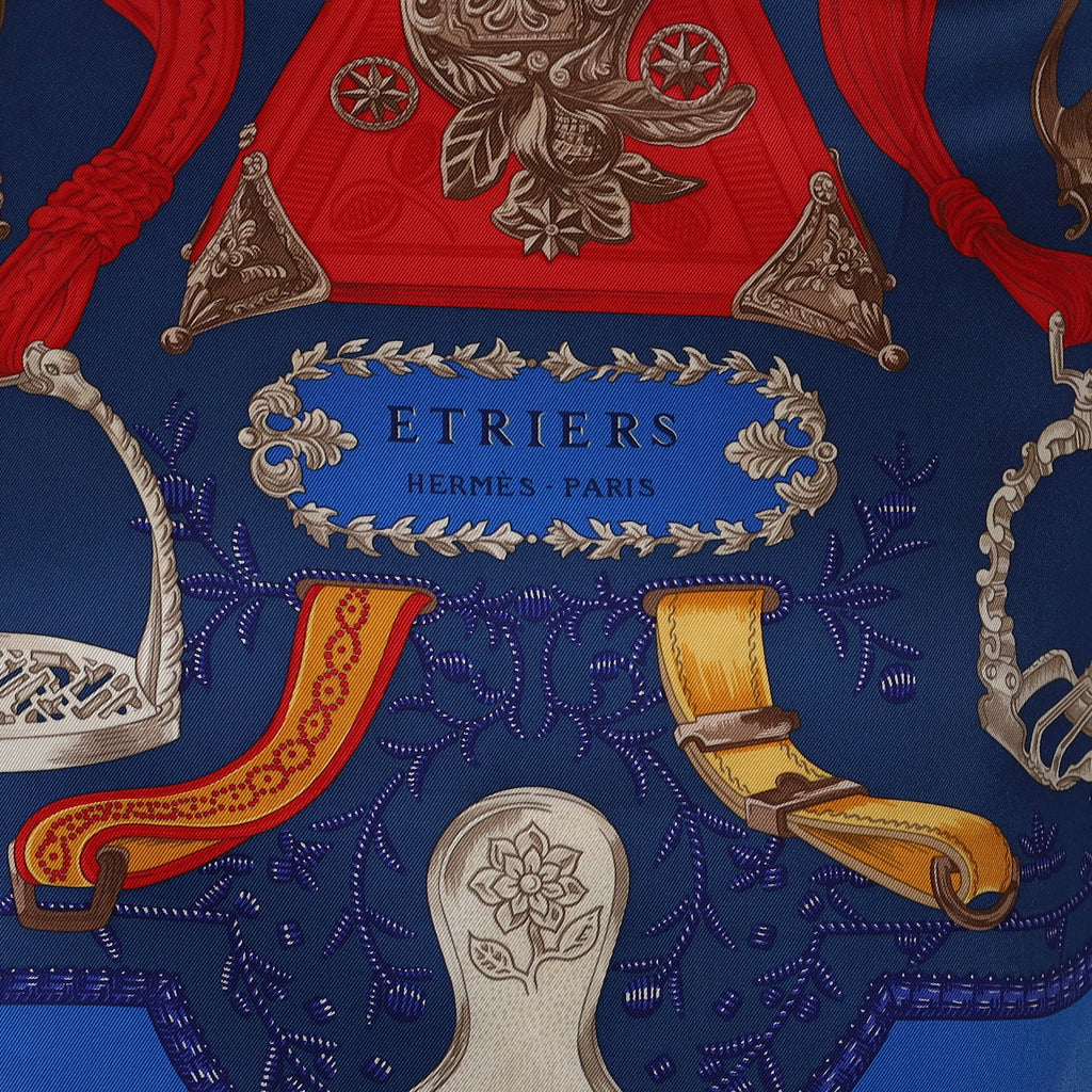 Hermès Etriers Silk Scarf