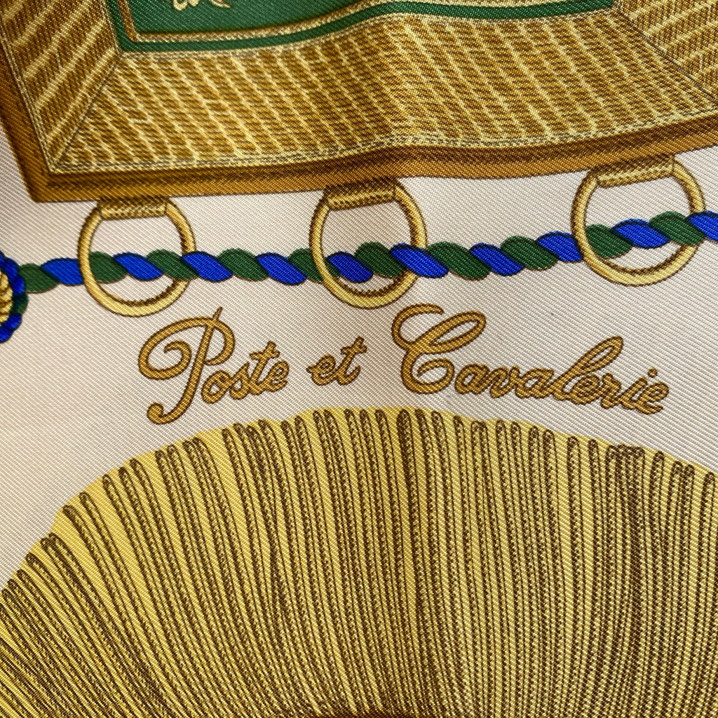 Hermès Poste Et Cavalerie Silk Scarf