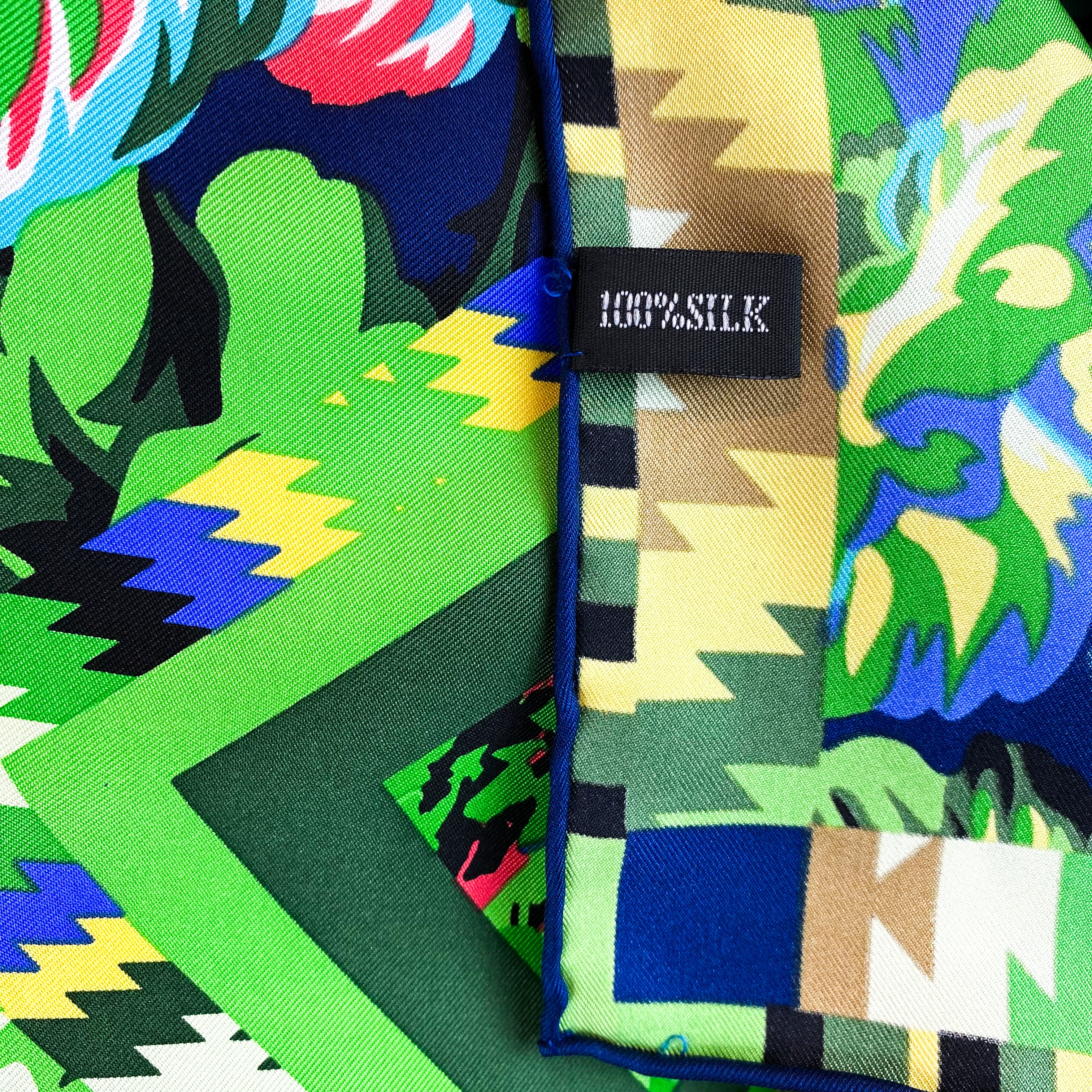Immaculate Kenzo Designer Silk Scarf