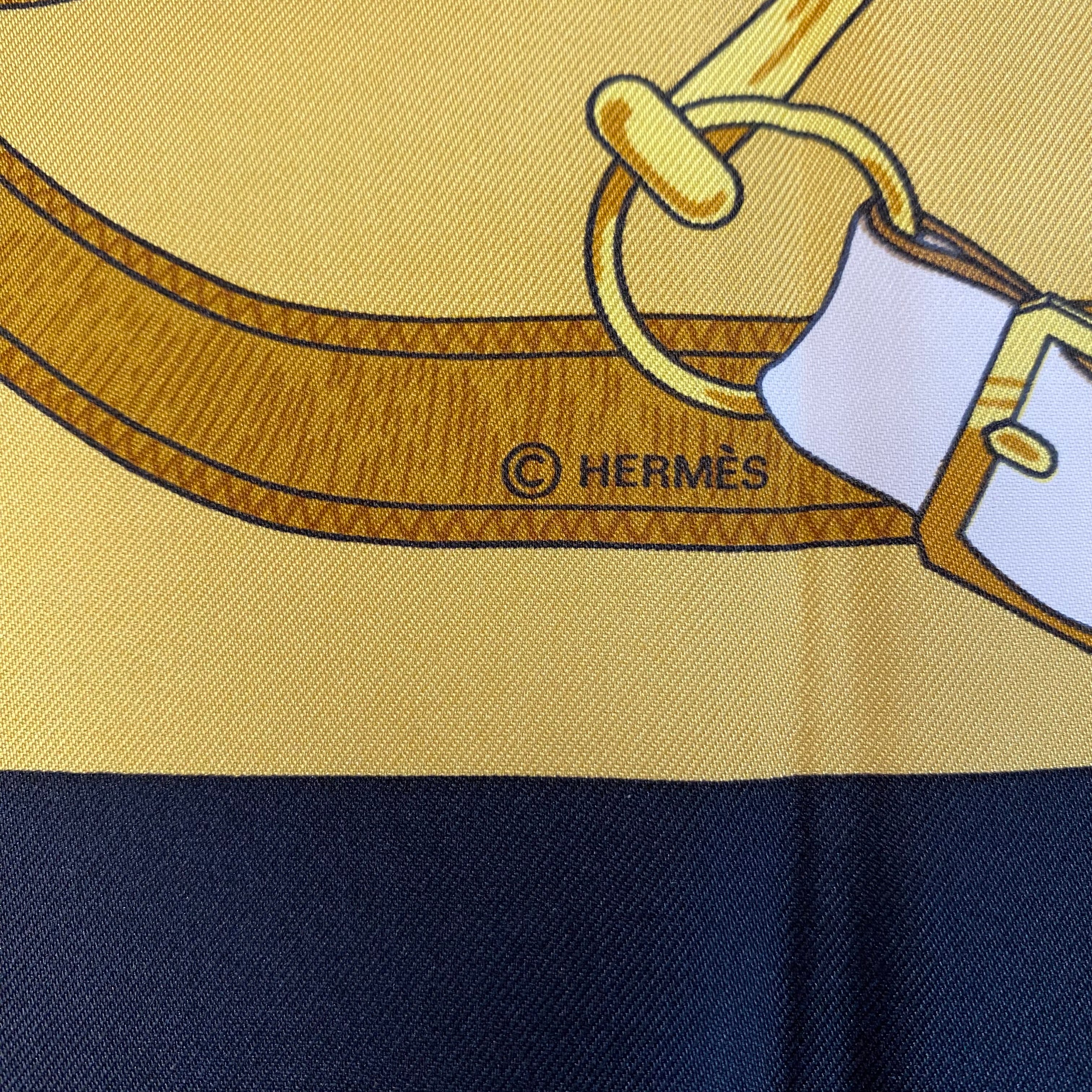 Hermès Eperon D’Or Silk Scarf