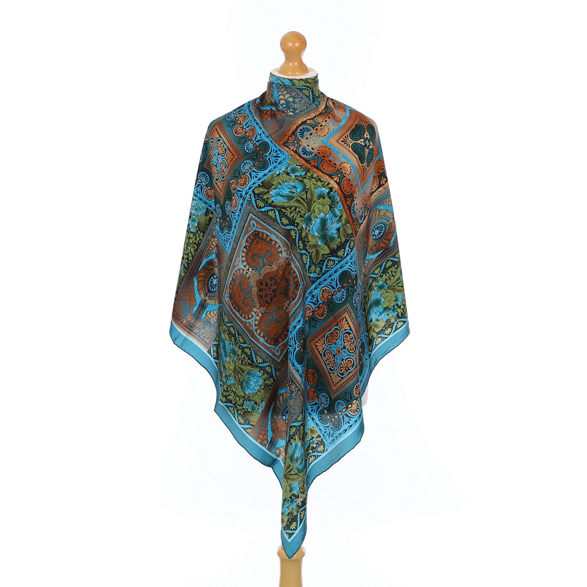 Brand New Tapestry Effect Silk Scarf