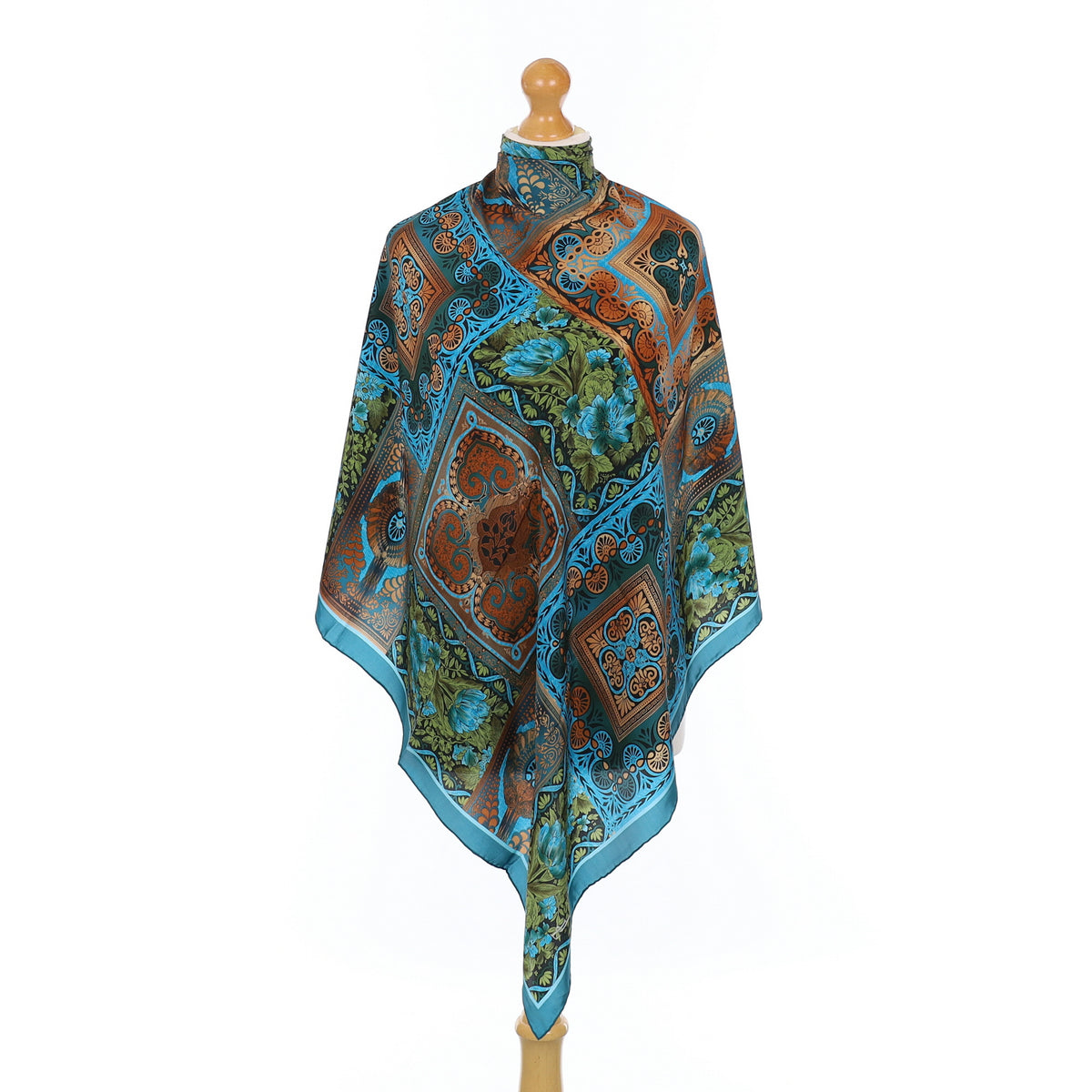 Brand New Tapestry Effect Silk Scarf