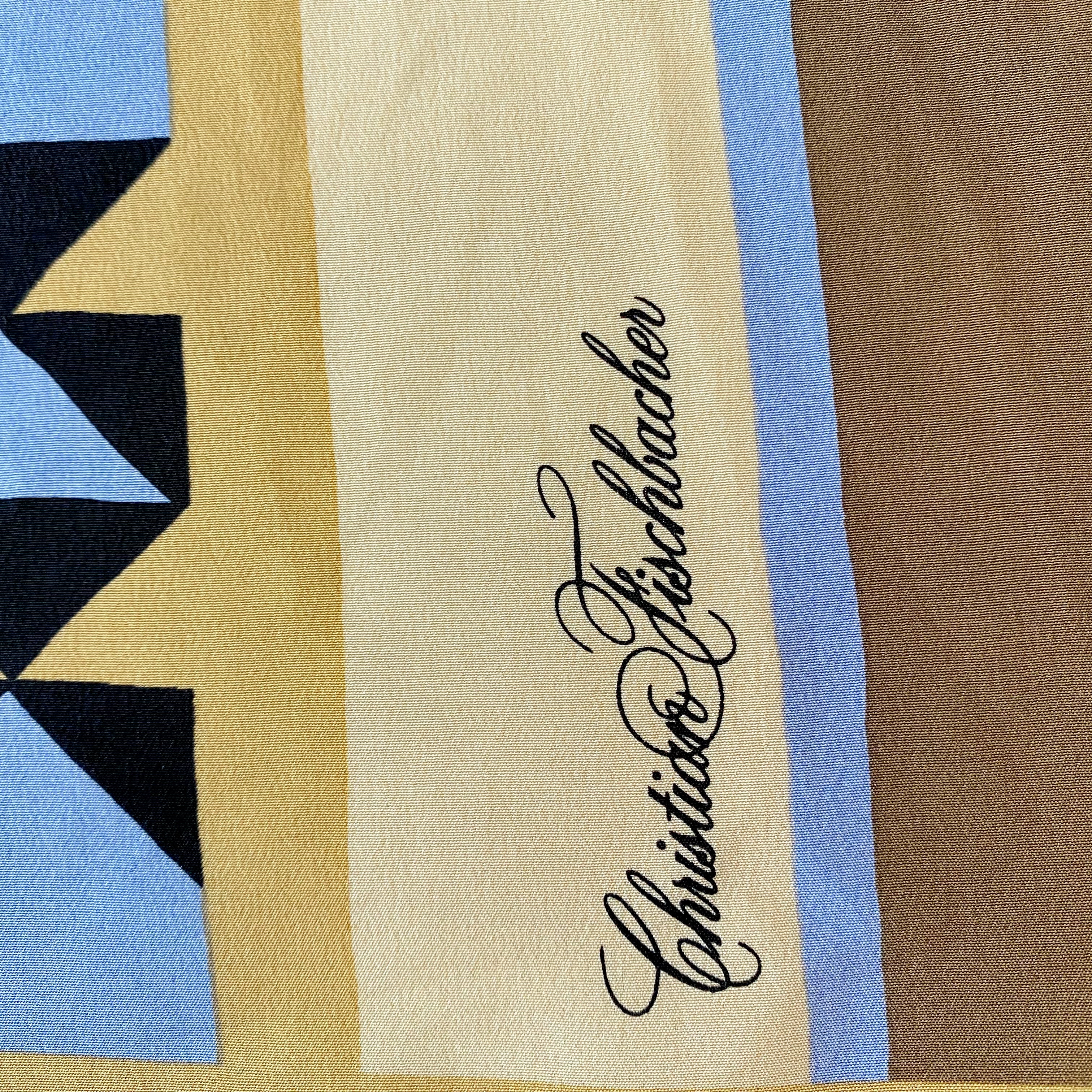 Christian Fischbacher Long Silk Scarf