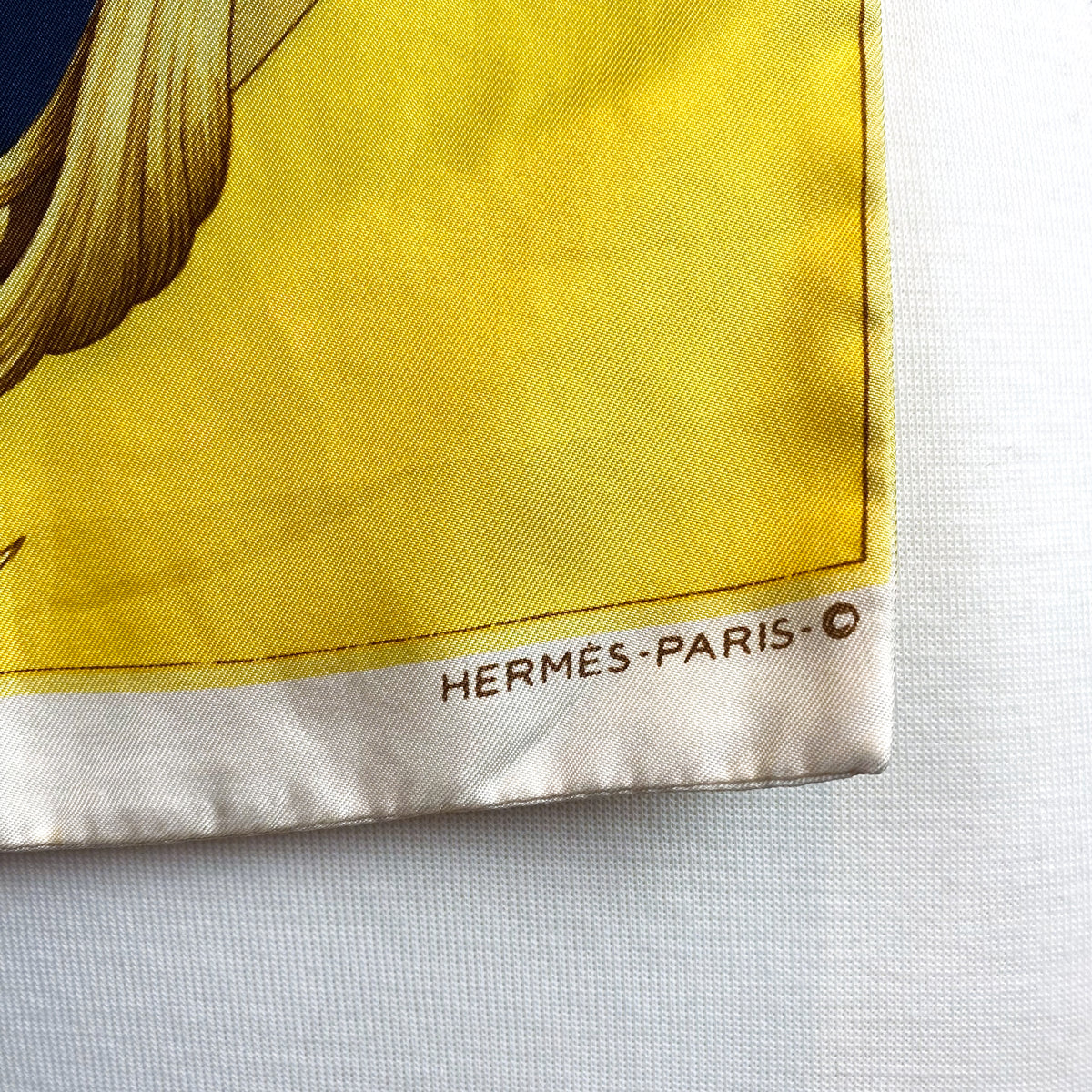 Rare Boxed Hermes Echarpe Opera Designer Silk Scarf
