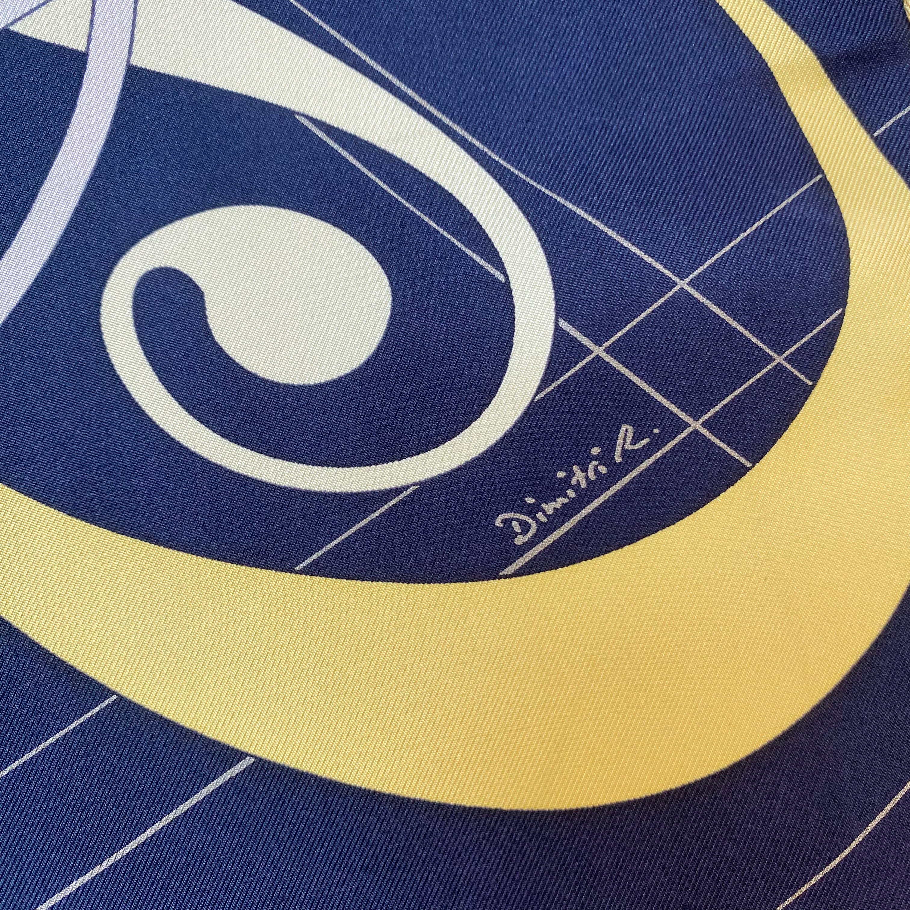 Boxed Hermès Comme Histoires Silk Scarf
