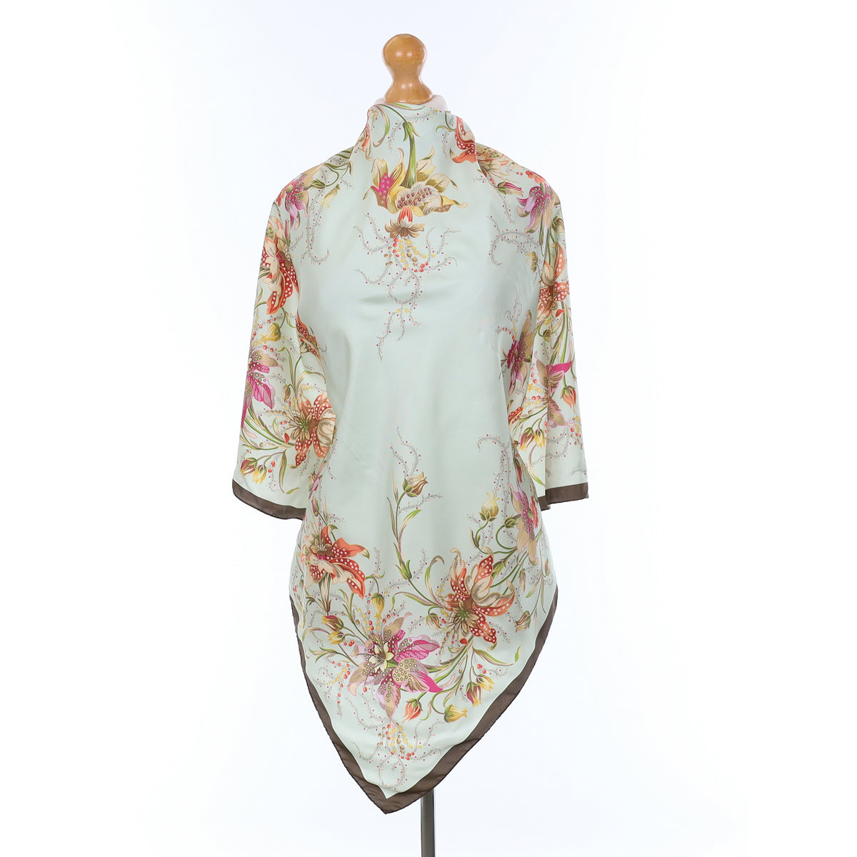 Floral Silk Scarf