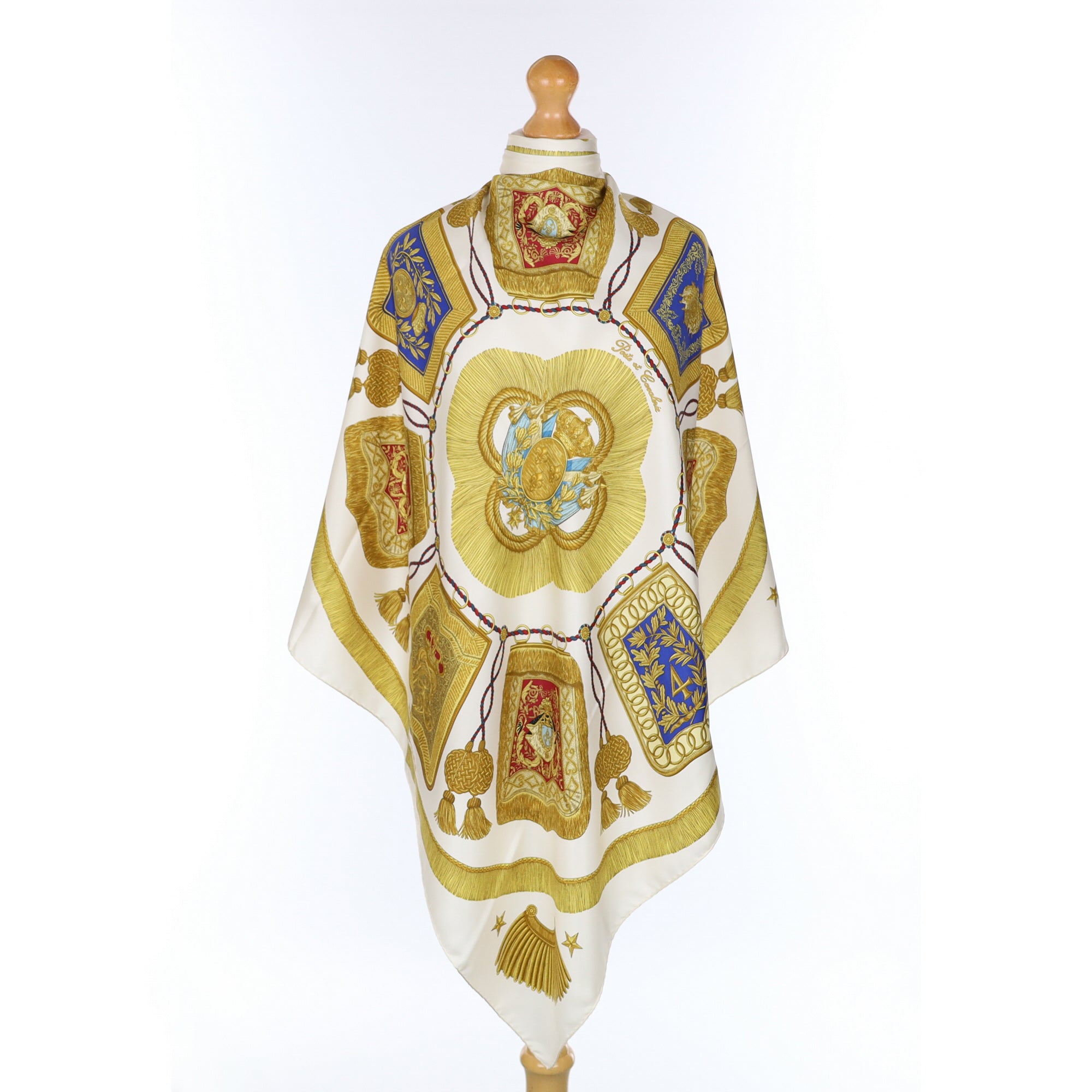 Hermès Poste Et Cavalerie Silk Scarf