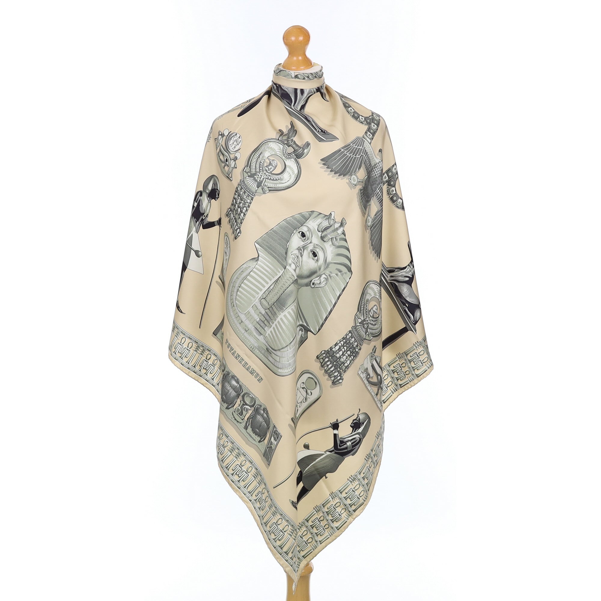 Hermès Tatankhamun Silk Scarf