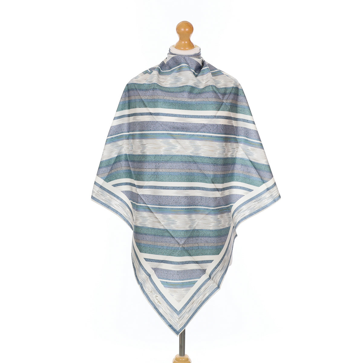 Brand New Boxed Jim Thompson Striped Silk Scarf