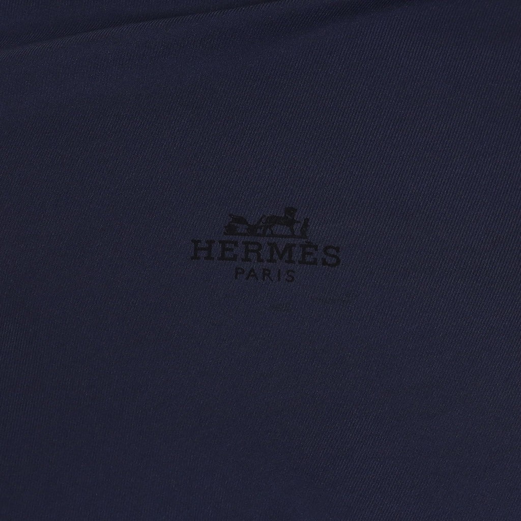 Hermès Navy Losange Silk Scarf