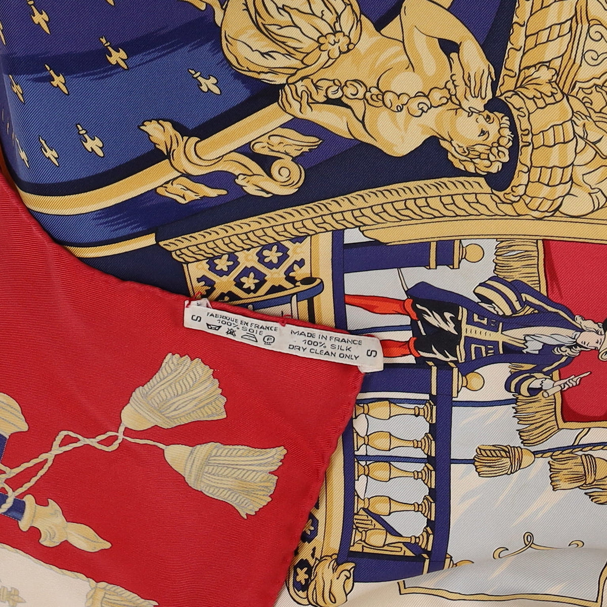 Hermès Vue Du Carrosse De La Galère La Réale Silk Scarf