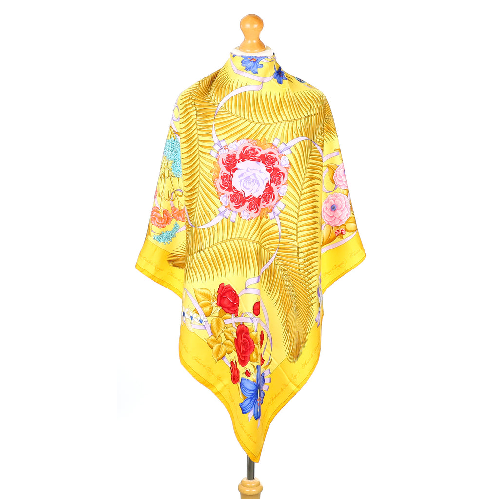 Hermès Fleurs de L’Opéra Silk Scarf