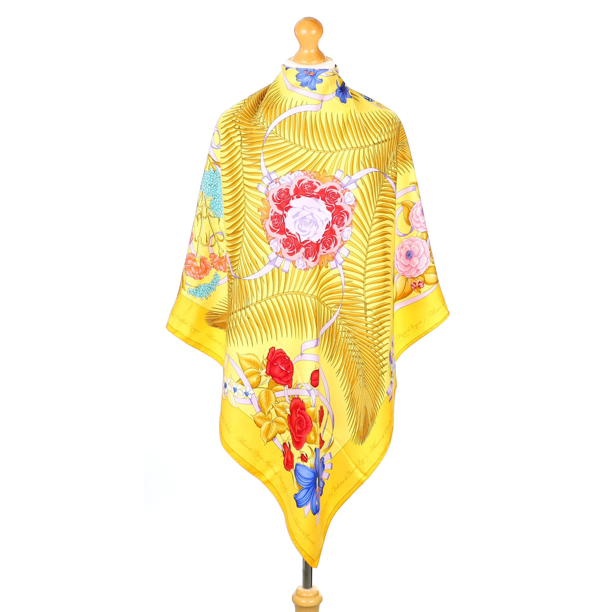 Hermès Fleurs de L’Opéra Silk Scarf