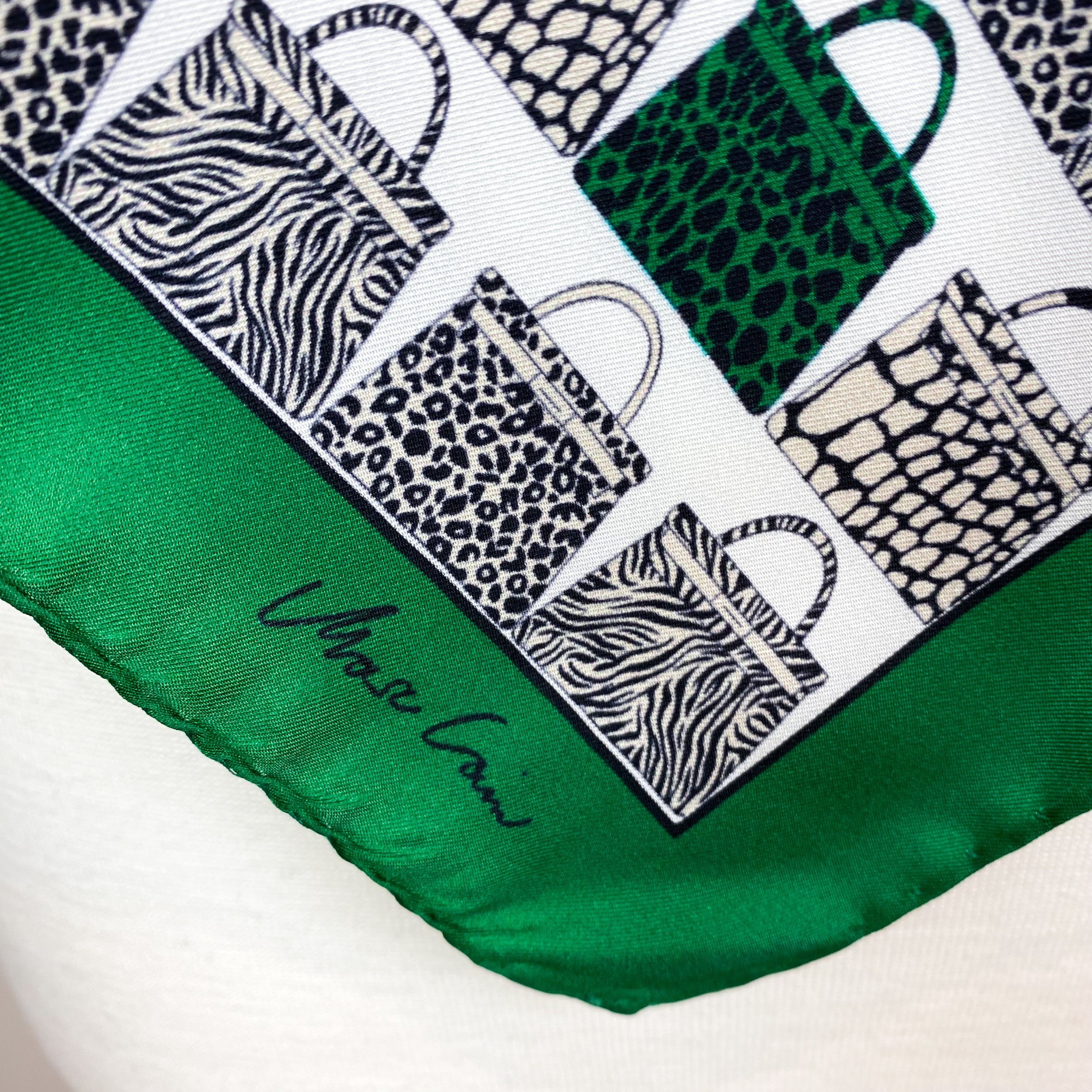 Marc Cain Bag Design Silk Scarf