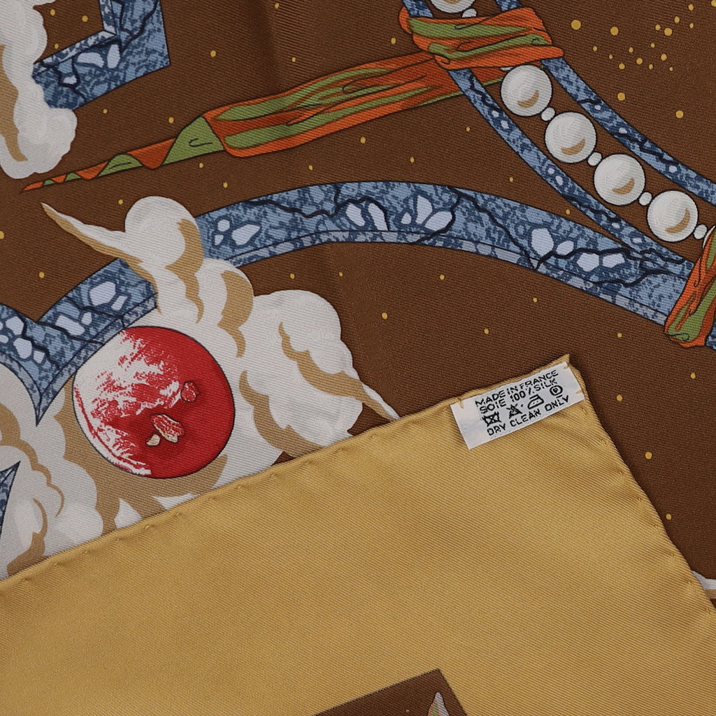 Brand New Boxed Hermès Cavaliers des Nuages Silk Scarf Quite Rare