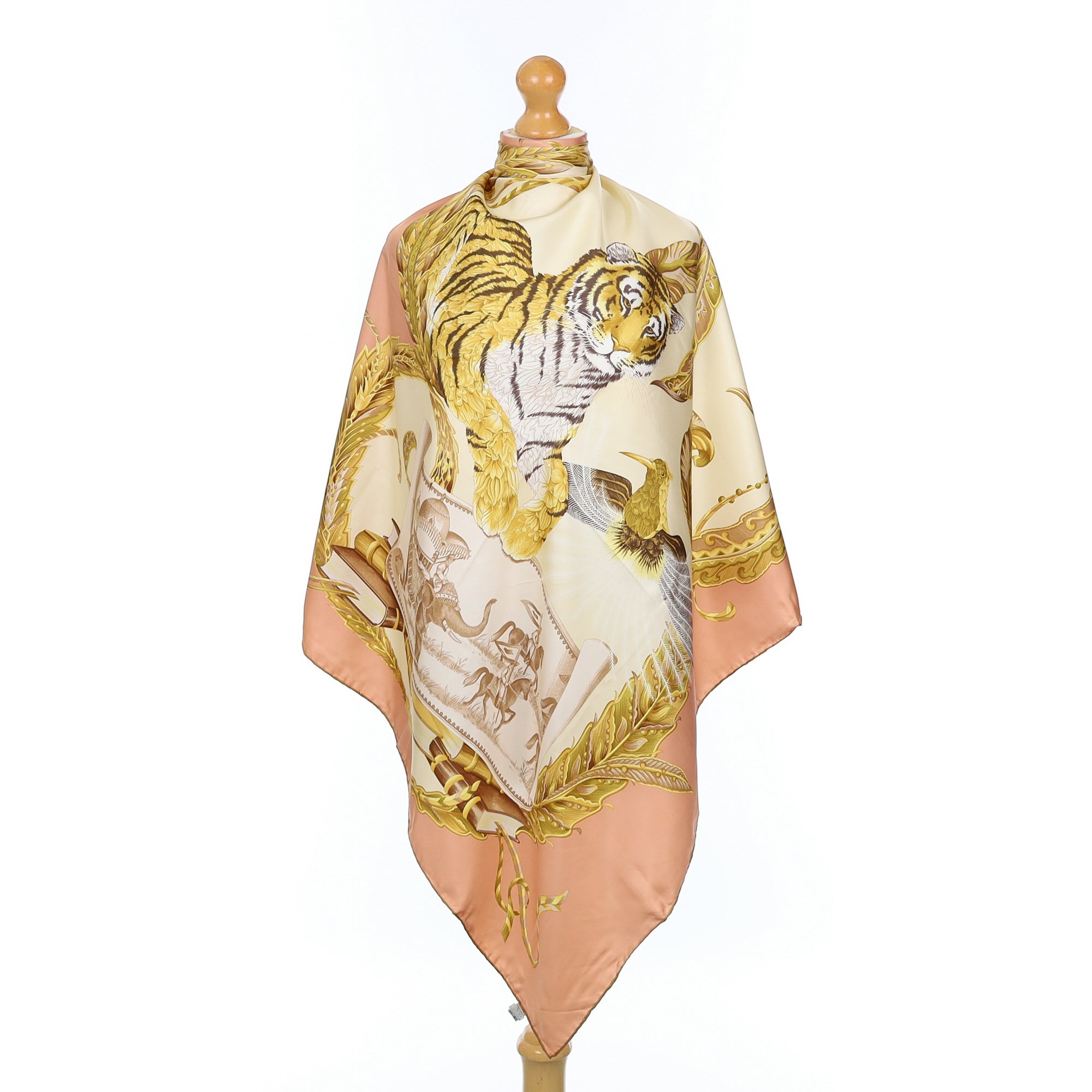 Brand New Boxed Salvatore Ferragamo Silk Scarf