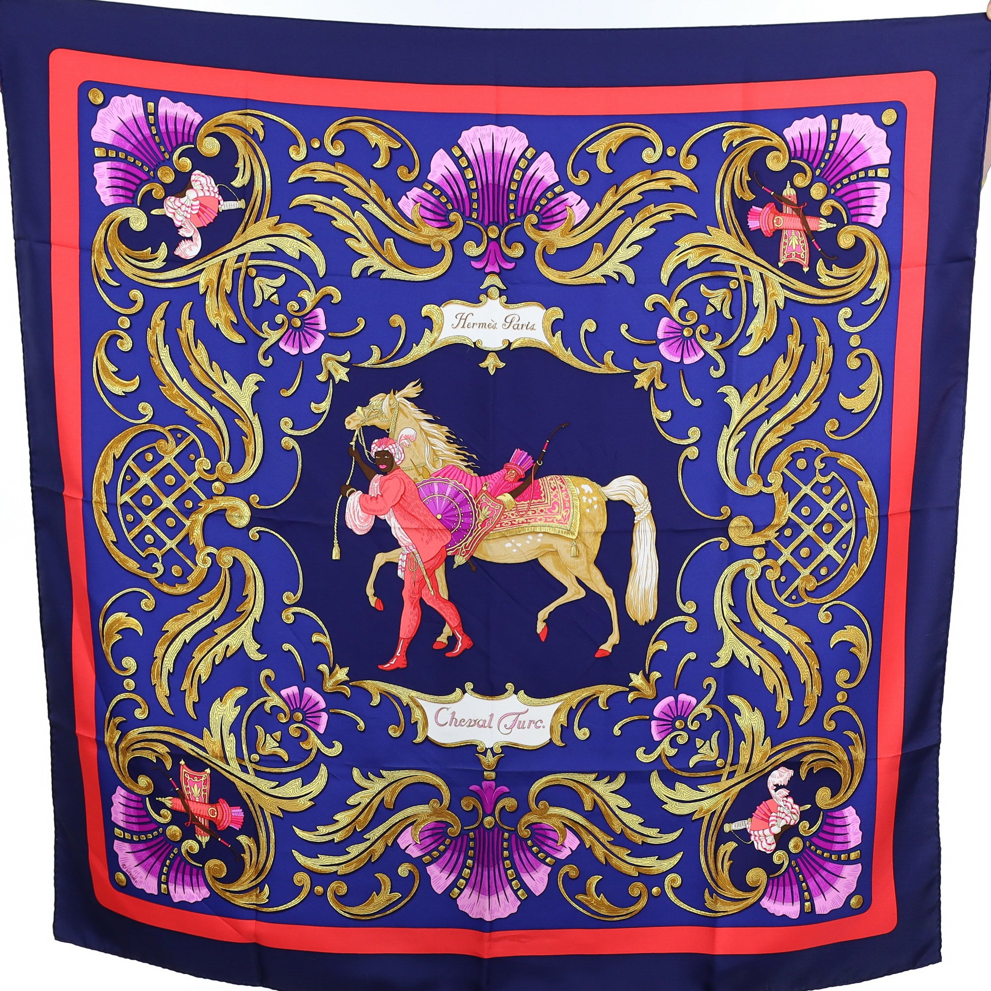 Hermès Cheval Turc Silk Scarf