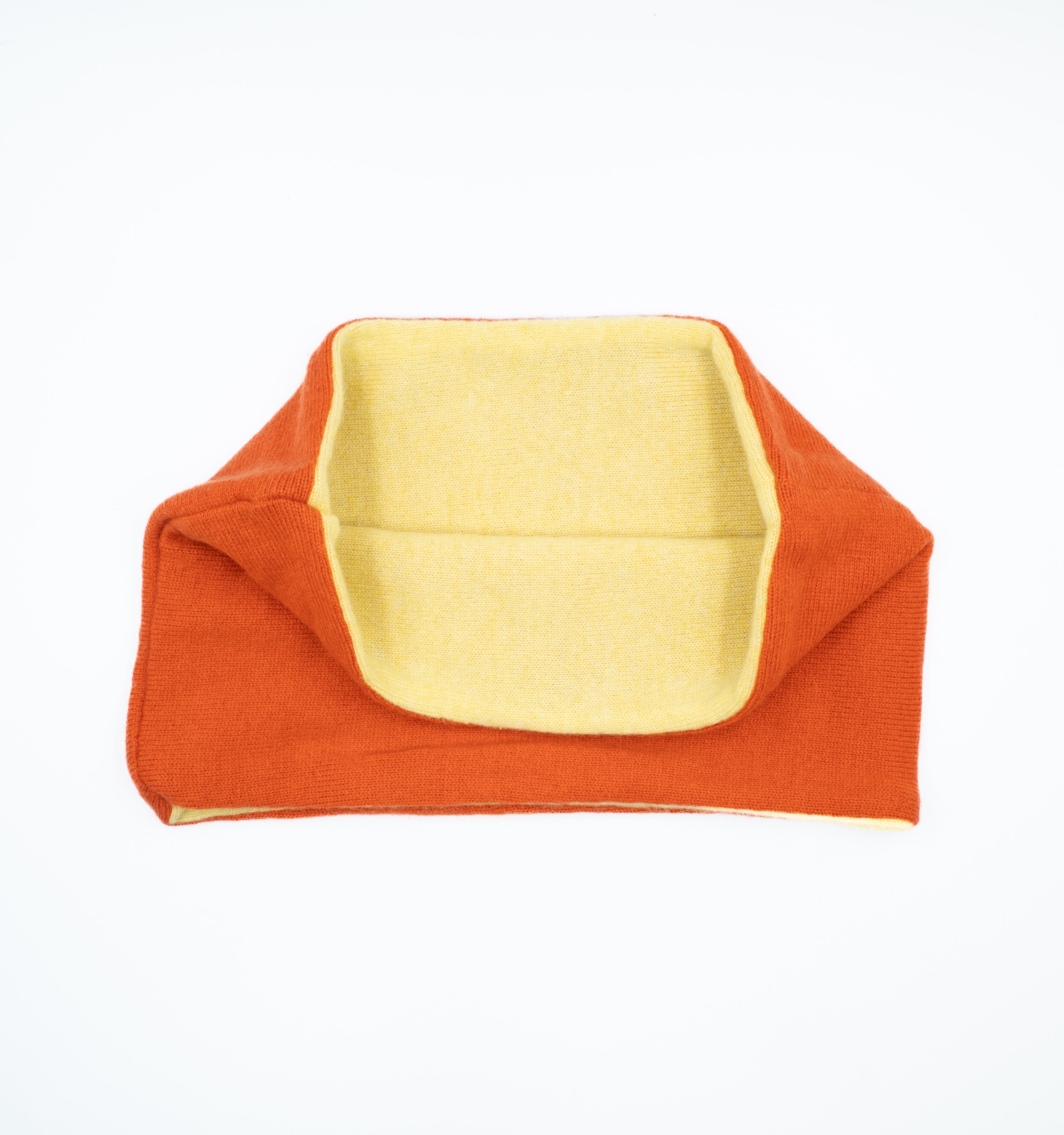 Flame Orange and Yellow Neck Warmer