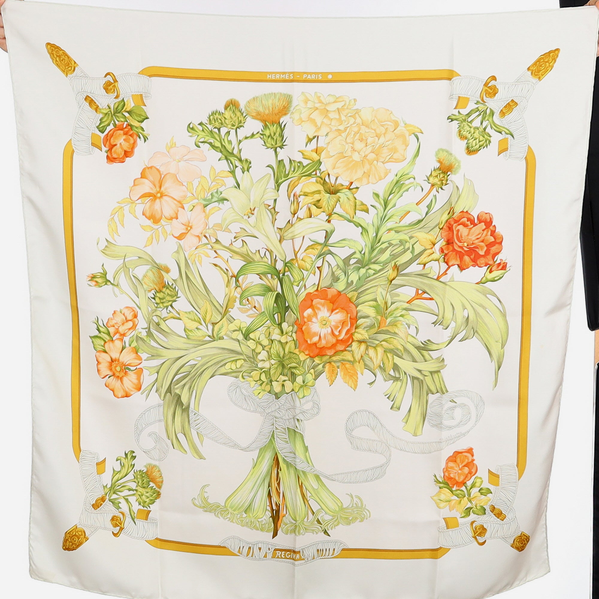 Hermès Regina Silk Scarf