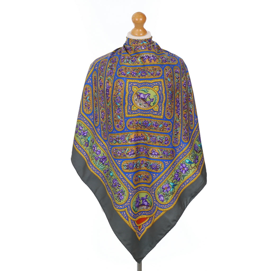 Hermès Qalamdan Silk Scarf